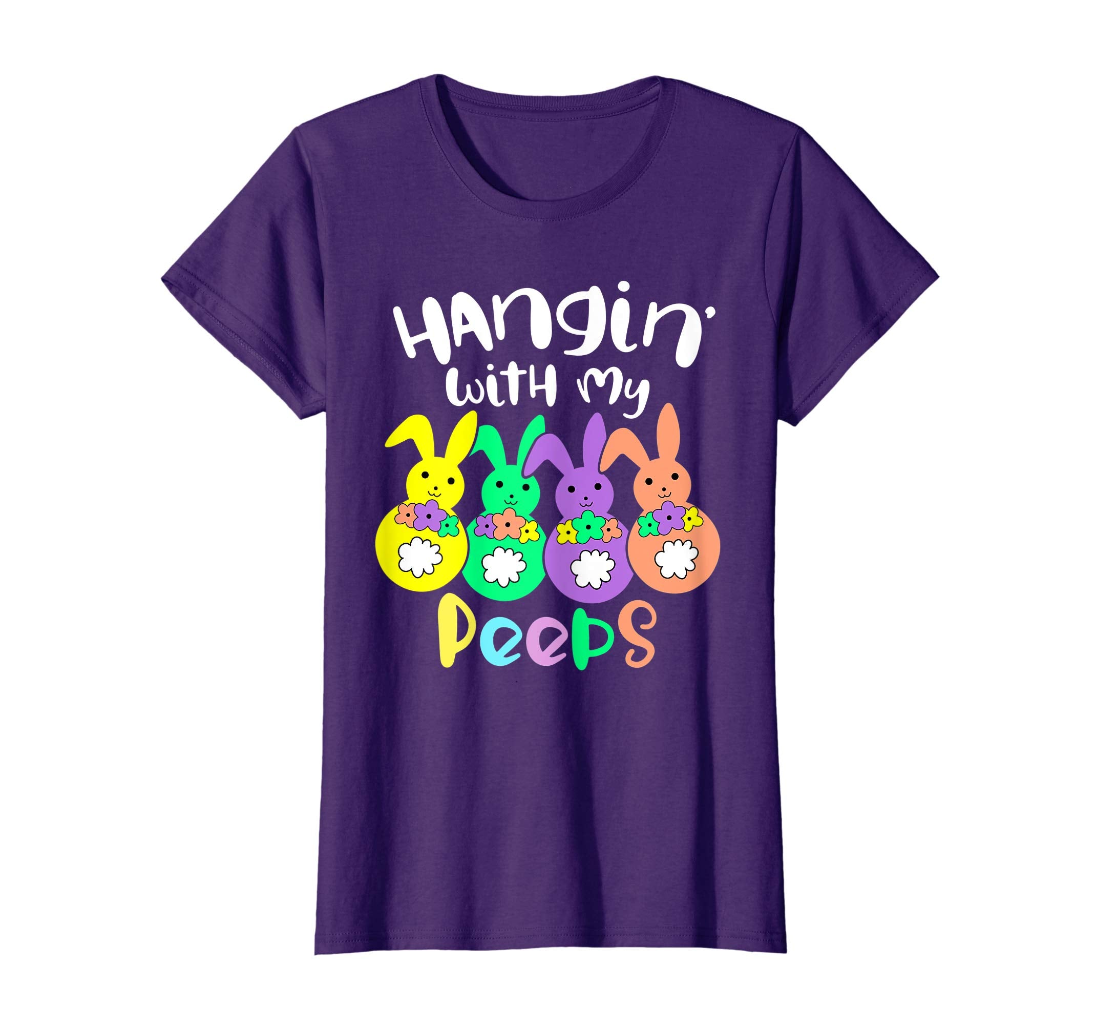 Hanging With My Peeps Happy Easter Kids Boys Girls T Shirt
