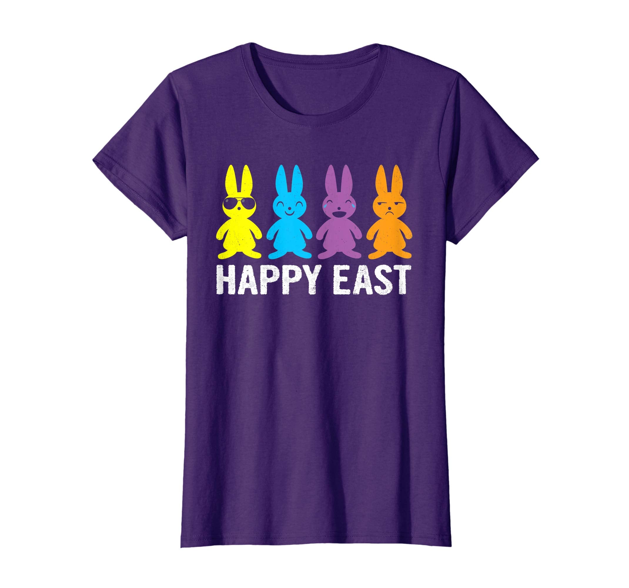 Easter T Shirt Happy Easter Bunny Eggs Tshirt Colorful Gift