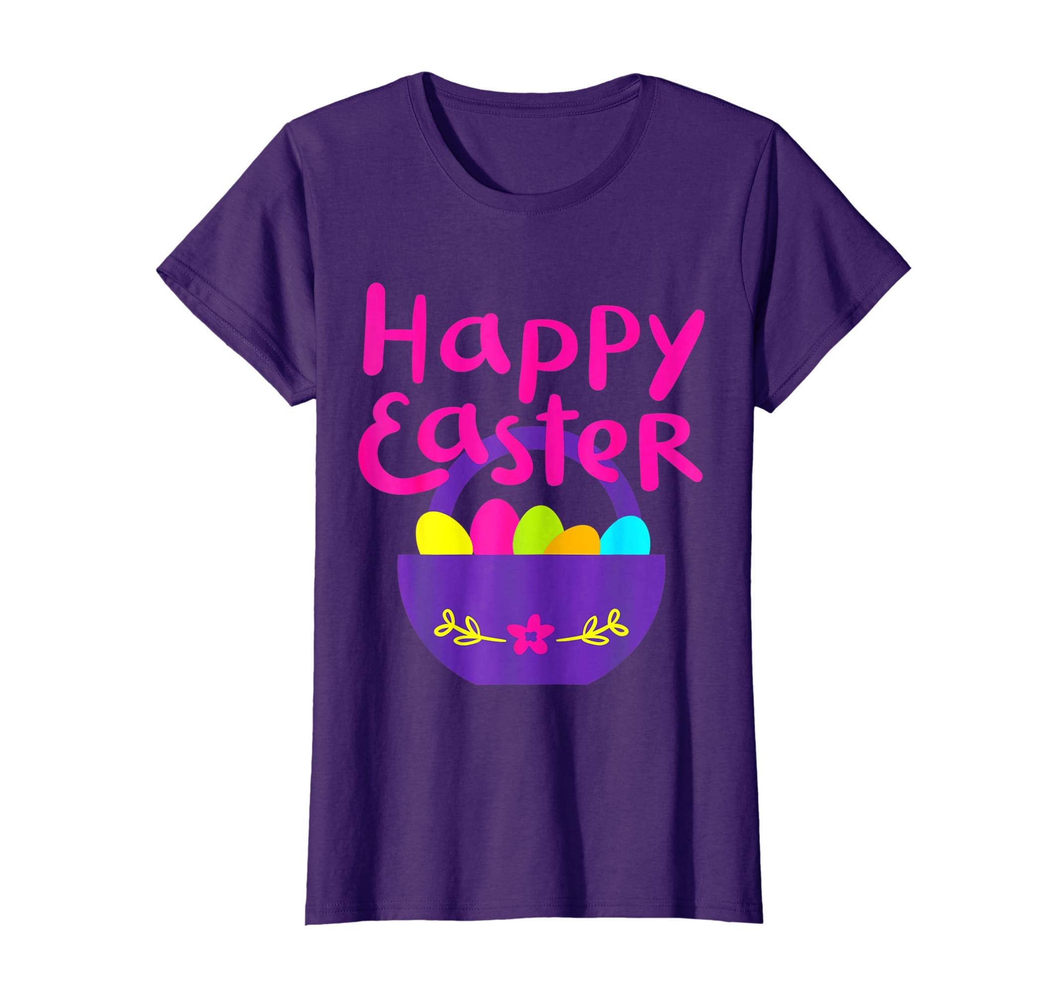 Happy Easter Shirt Colorful Eggs tee