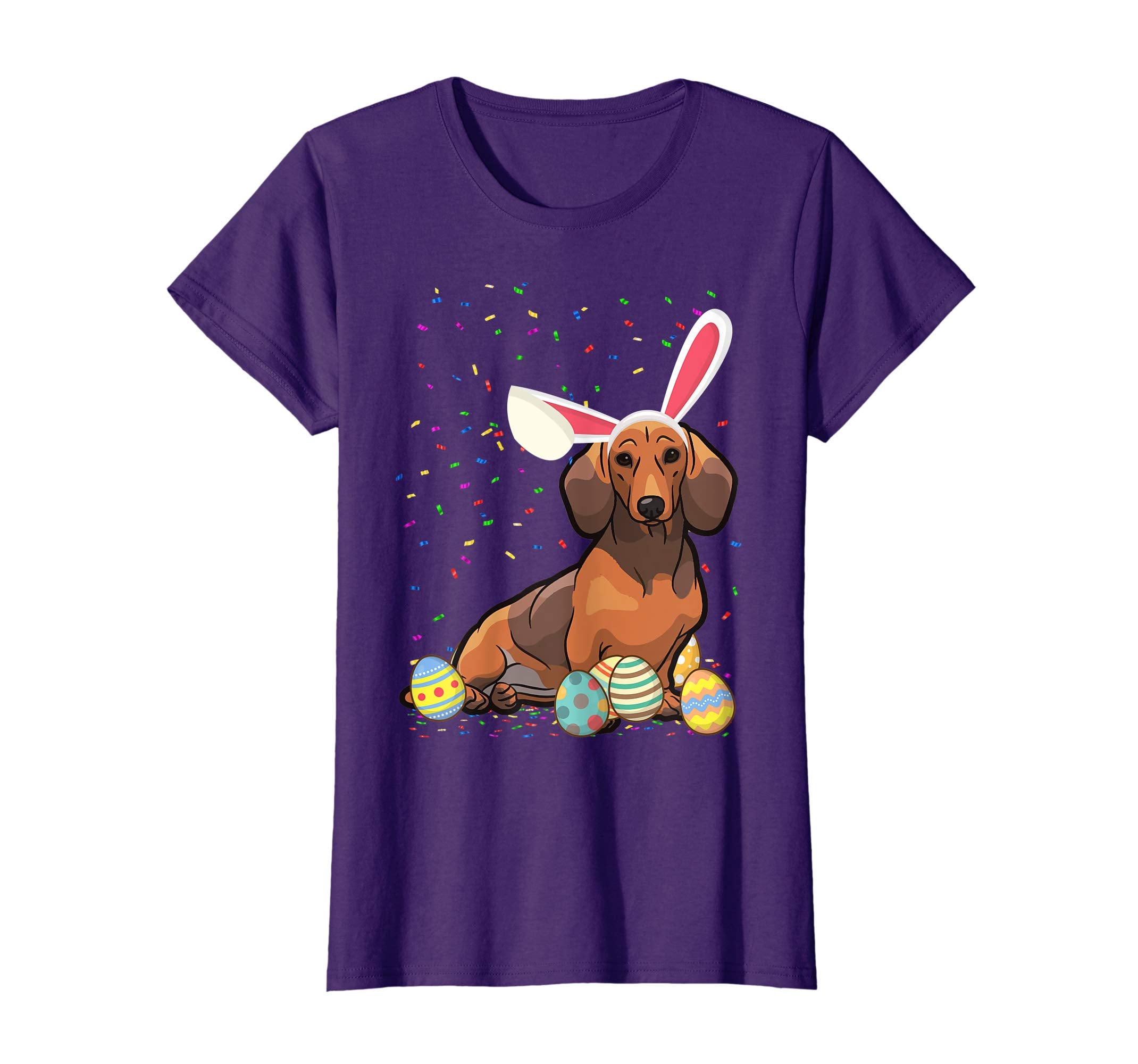 Dach Shund Dog Ear Easter Eggs Shirt Happy Easter Day Gift