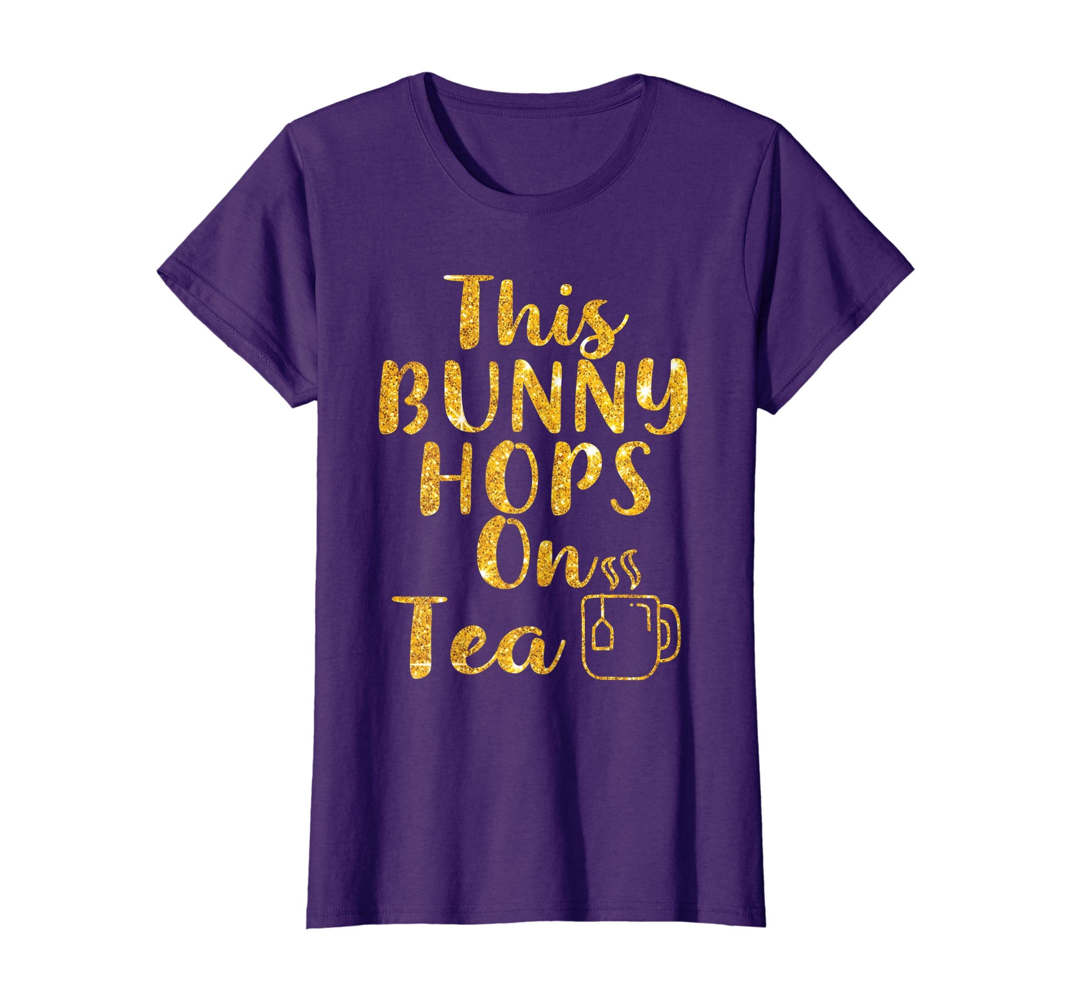 This Bunny Hops on Tea tshirt Easter Bunny