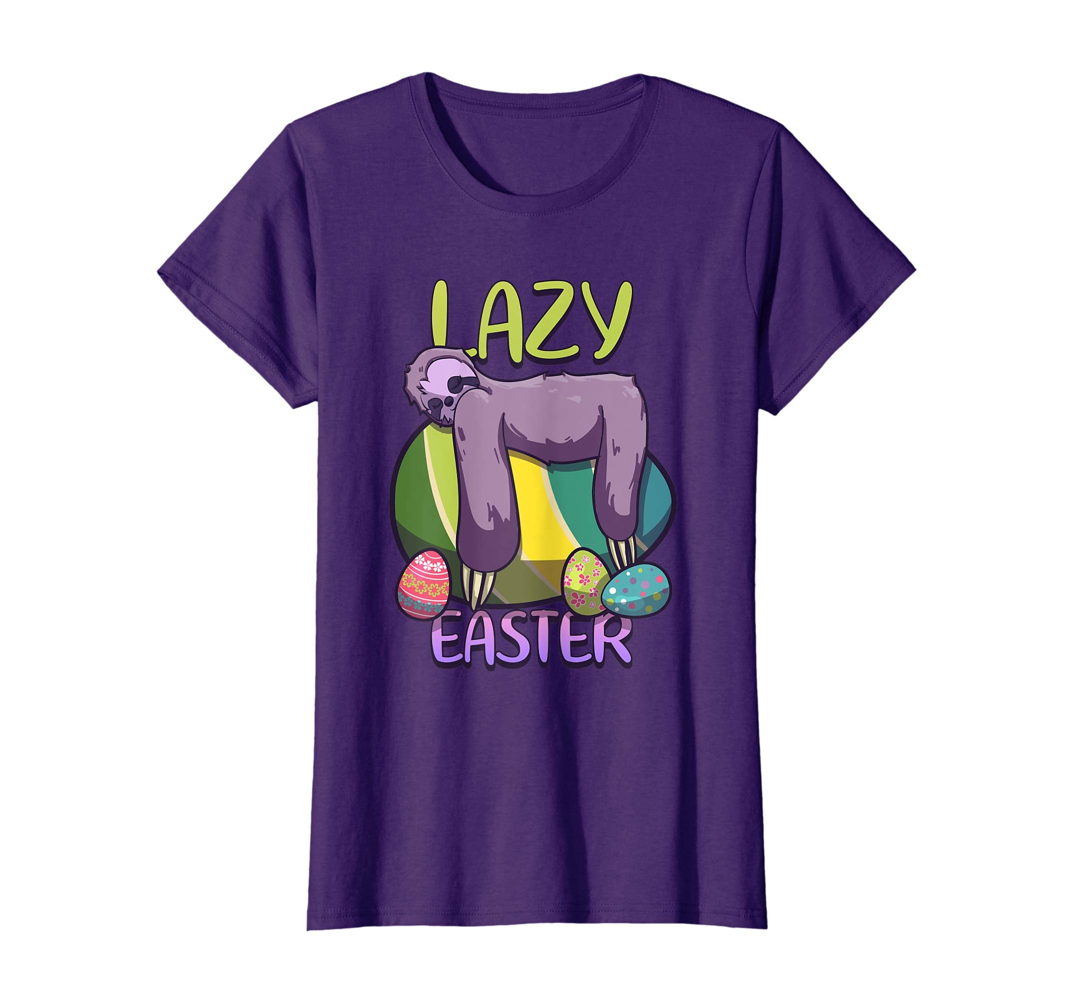 Lazy Easter Sloth on Eggs 2019 Cute Gift T Shirt boys girls