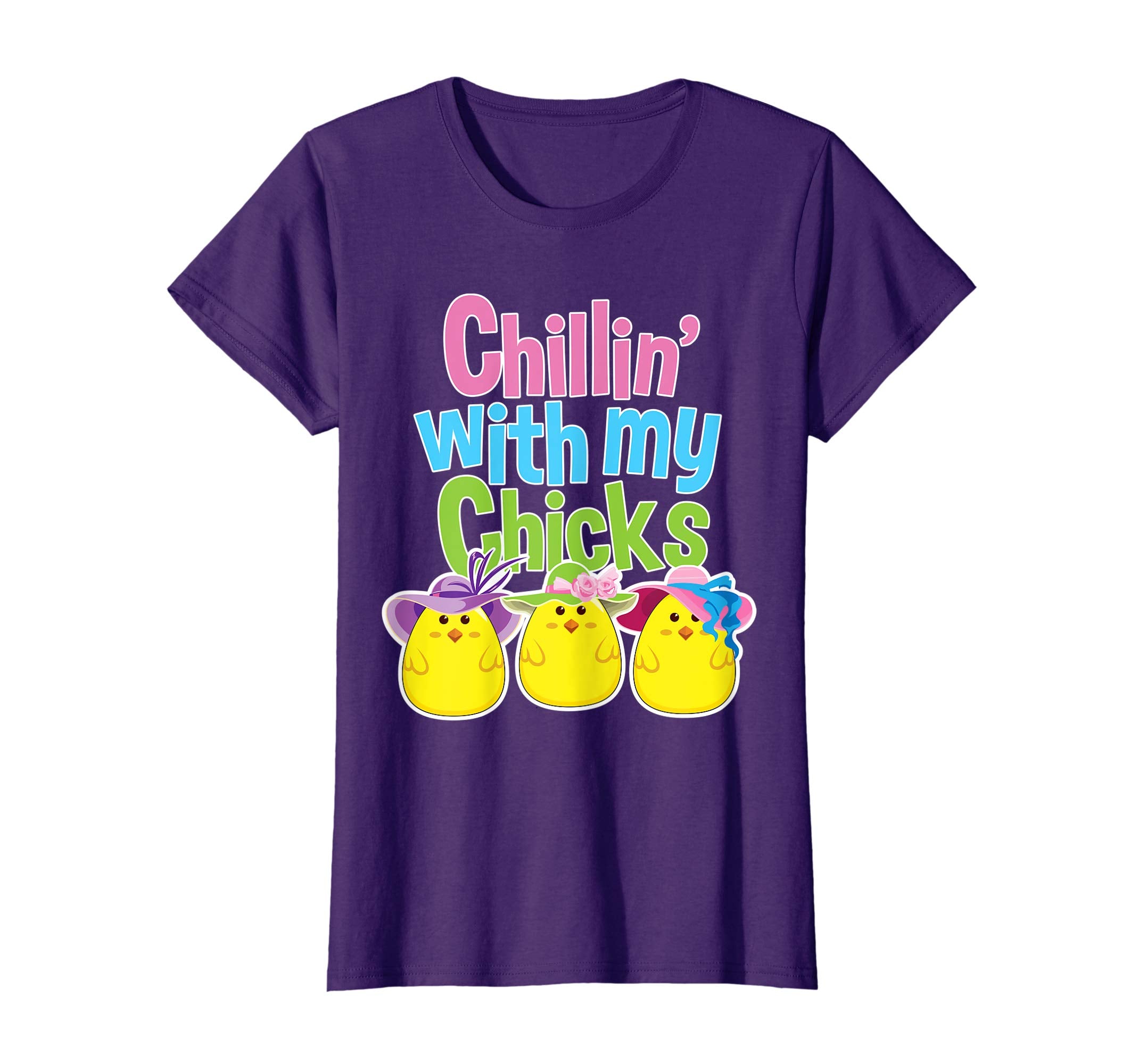Cute Easter tshirt Chillin with my Chicks Egg Hunt Shirt Tee
