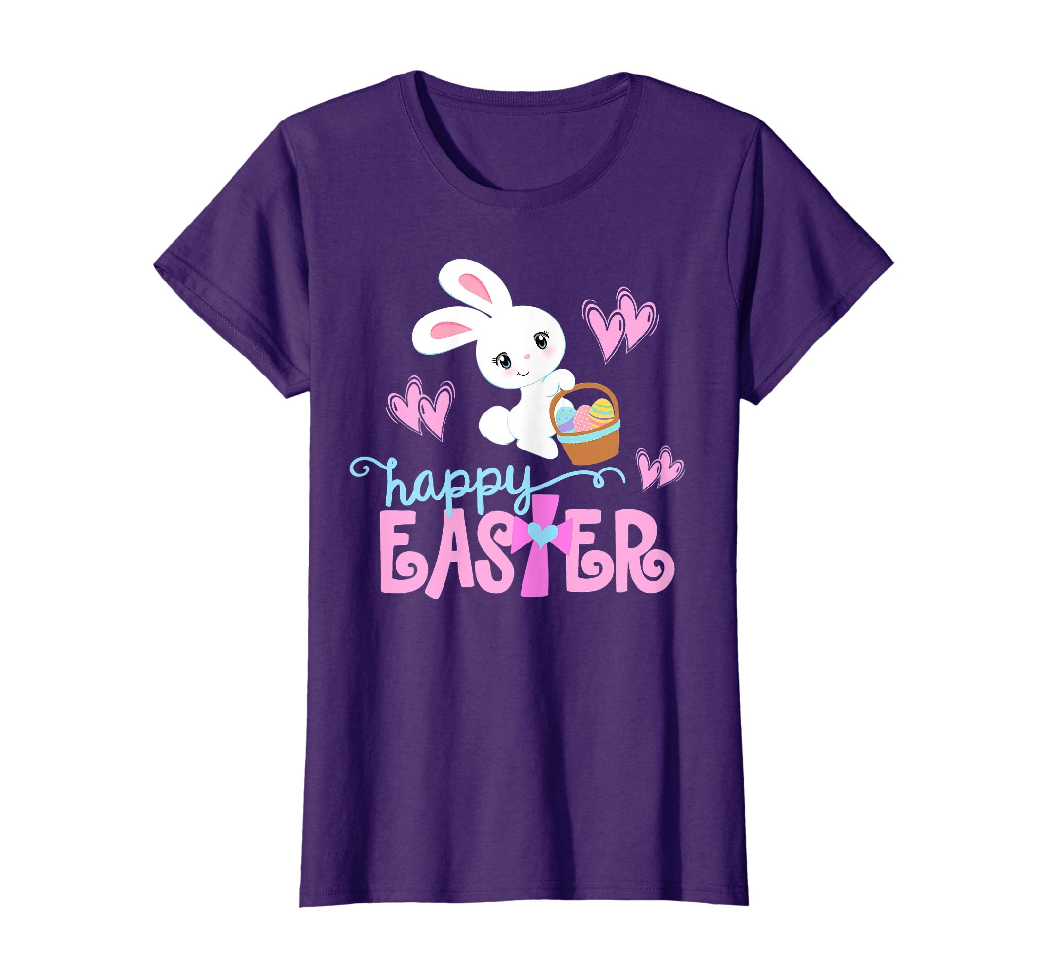 HAPPY EASTER Bunny Shirt Christian Love Jesus Shirt Girl Kid