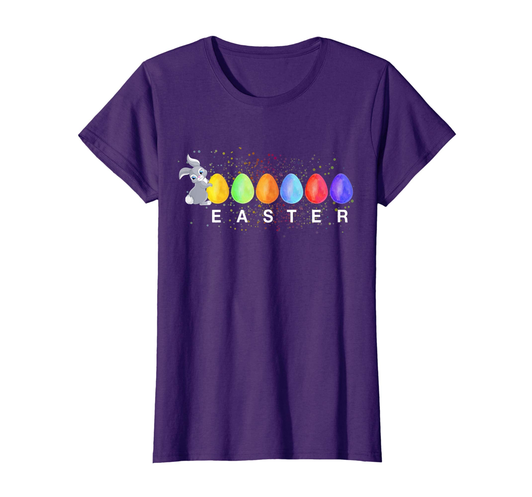 Cute Rabbit with Eggs Happy Easter T shirt