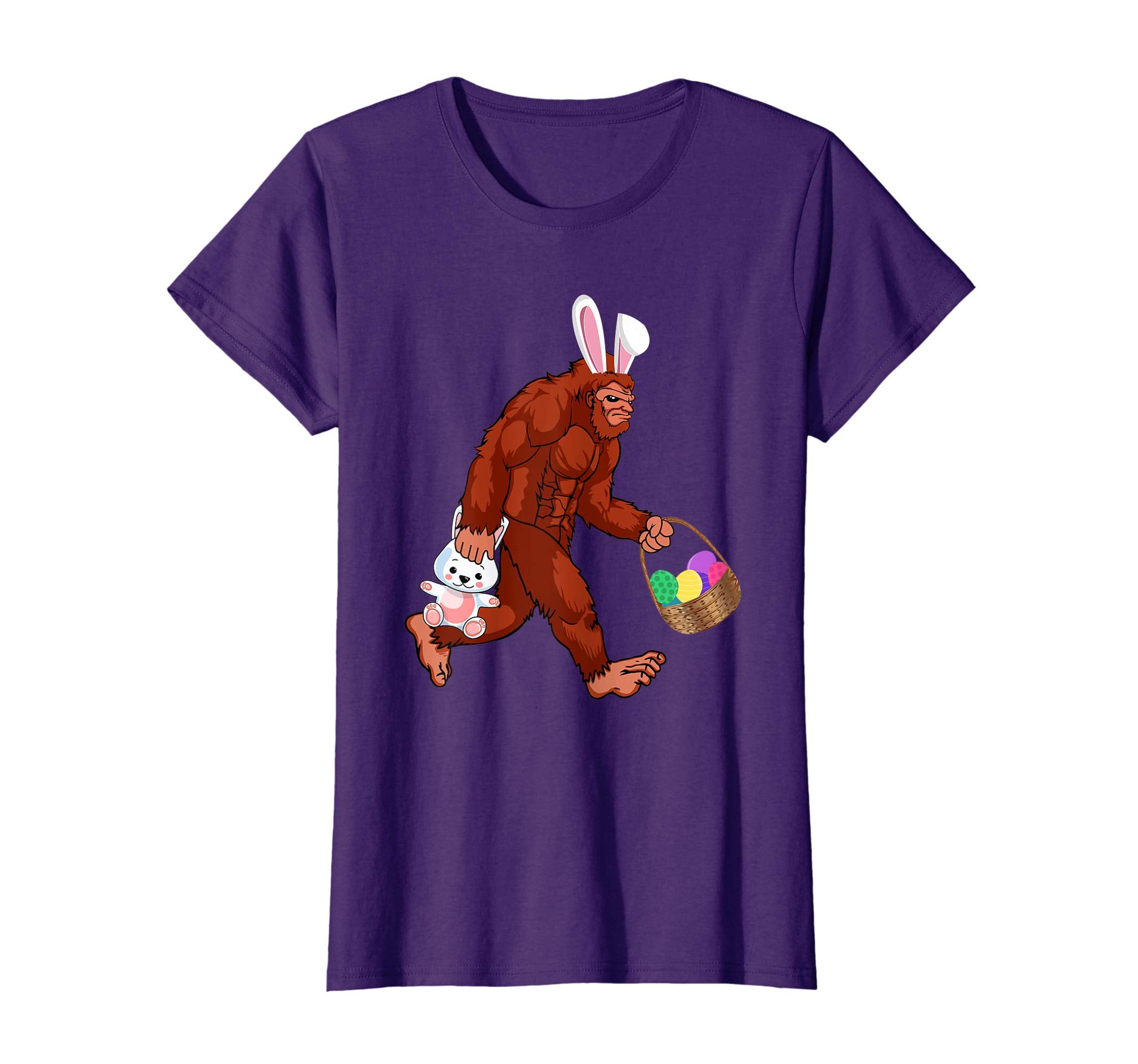 Easter Bigfoot Sasquatch Shirt Bunny Egg Hunting Gift Tee
