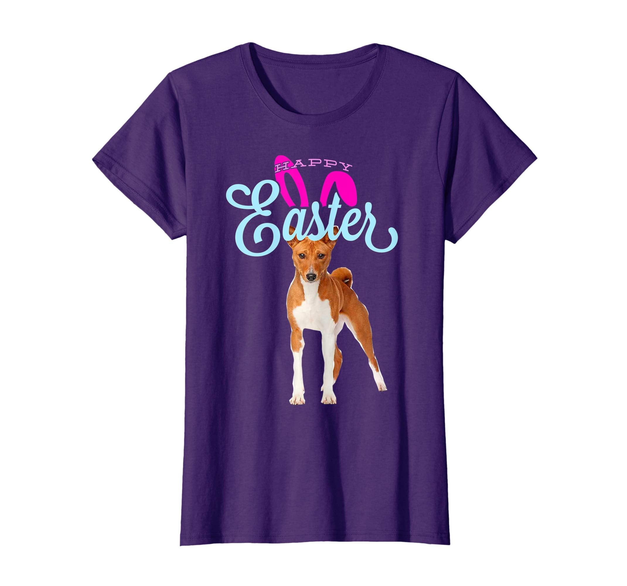 Easter Bunny Basenji Tshirt Dog Men Women Gift Easter Day