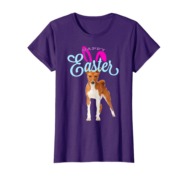 Easter Bunny Basenji Tshirt Dog Men Women Gift Easter Day