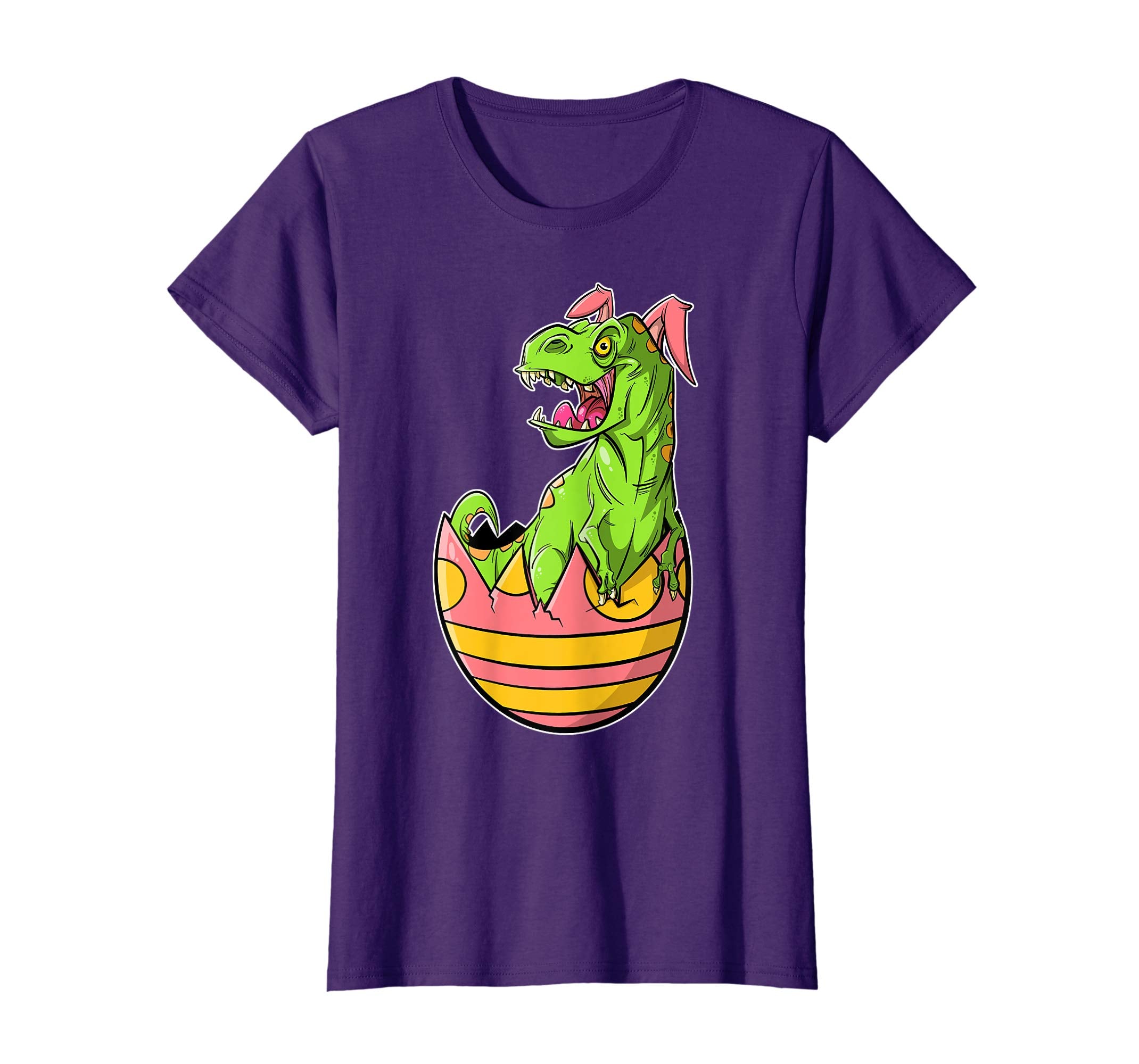 Dinosaur Bunny Easter T Shirt for Boys, Girls, &amp; Adults