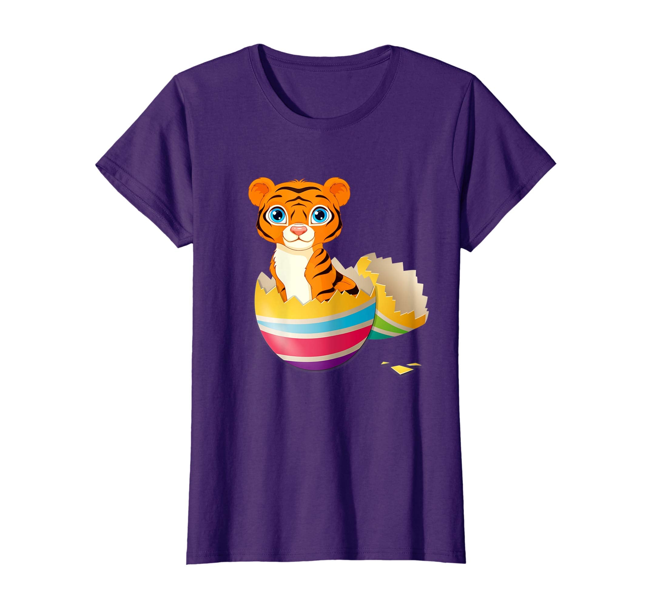 Baby Tiger Hatching From Easter Egg Easter Day Shirt