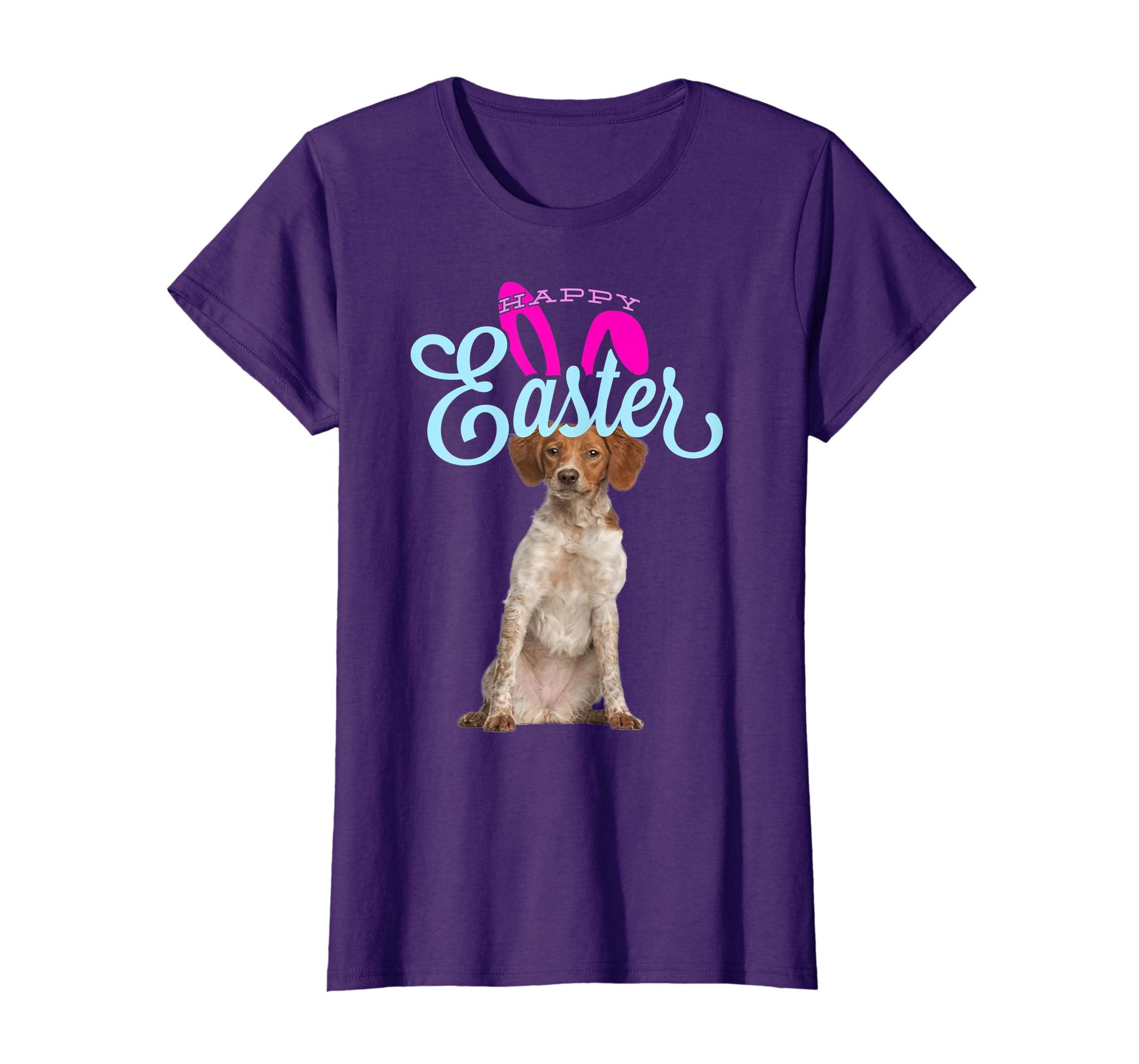 Easter Bunny Brittany Spaniel Tshirt Dog Men Women Gift