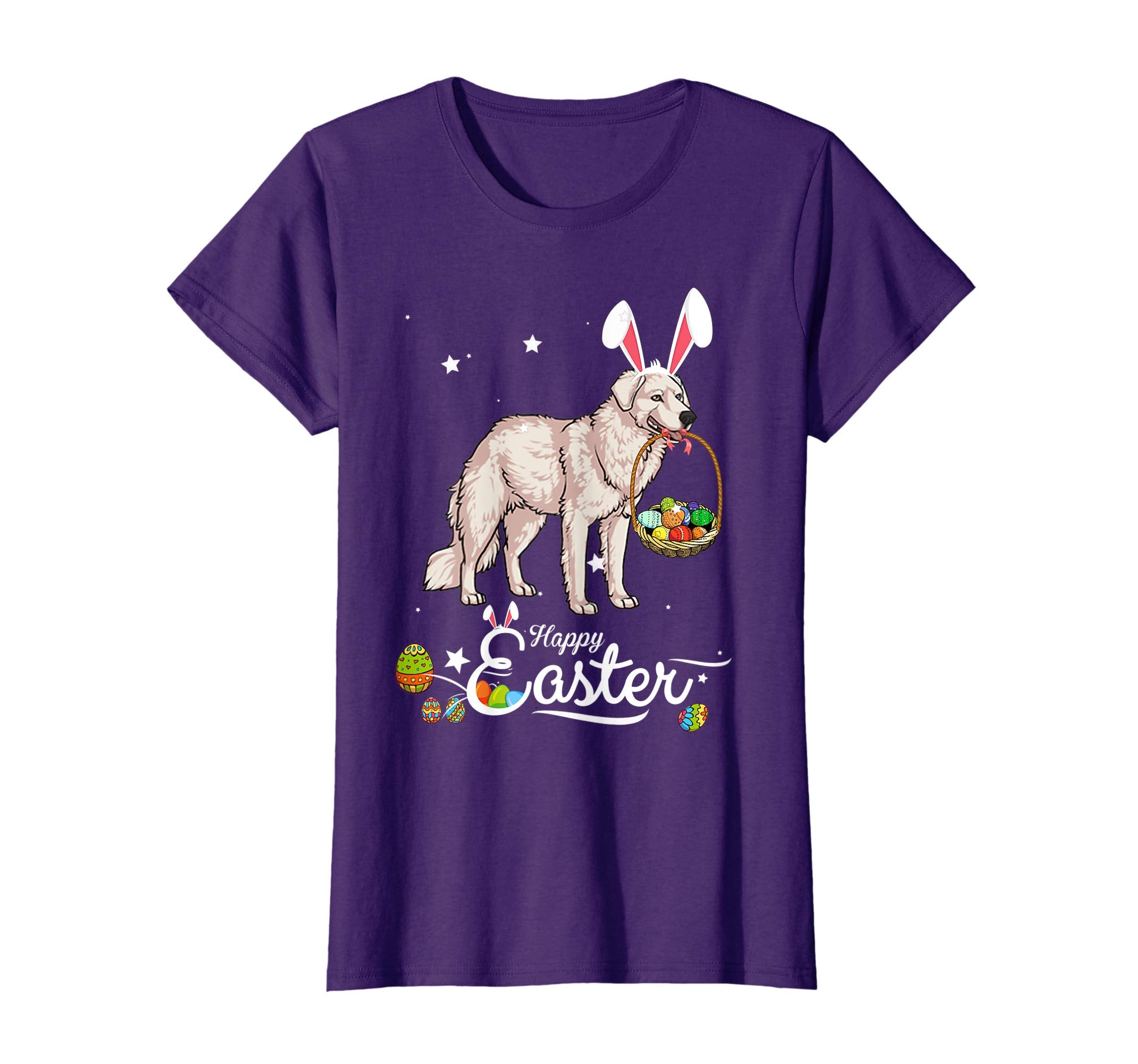 Kuvasz Dog With Bunny Hat Easter Costume T Shirt