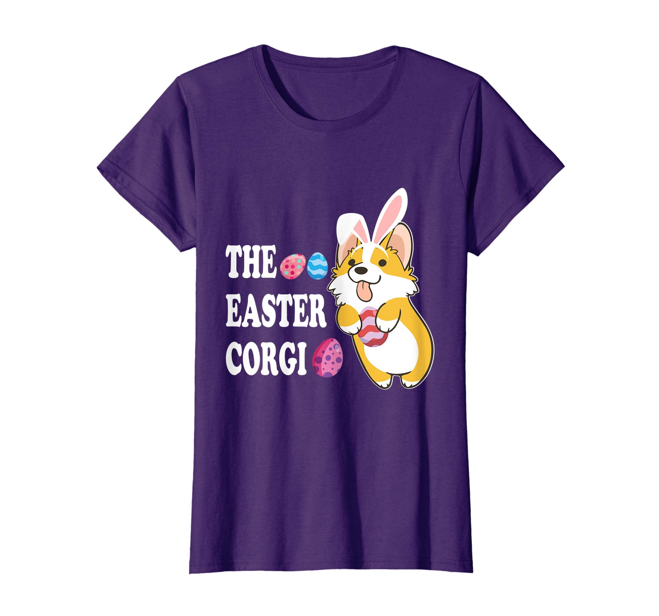 Corgi Bunny Playing Easter Egg Shirt The Easter Corgi Dog