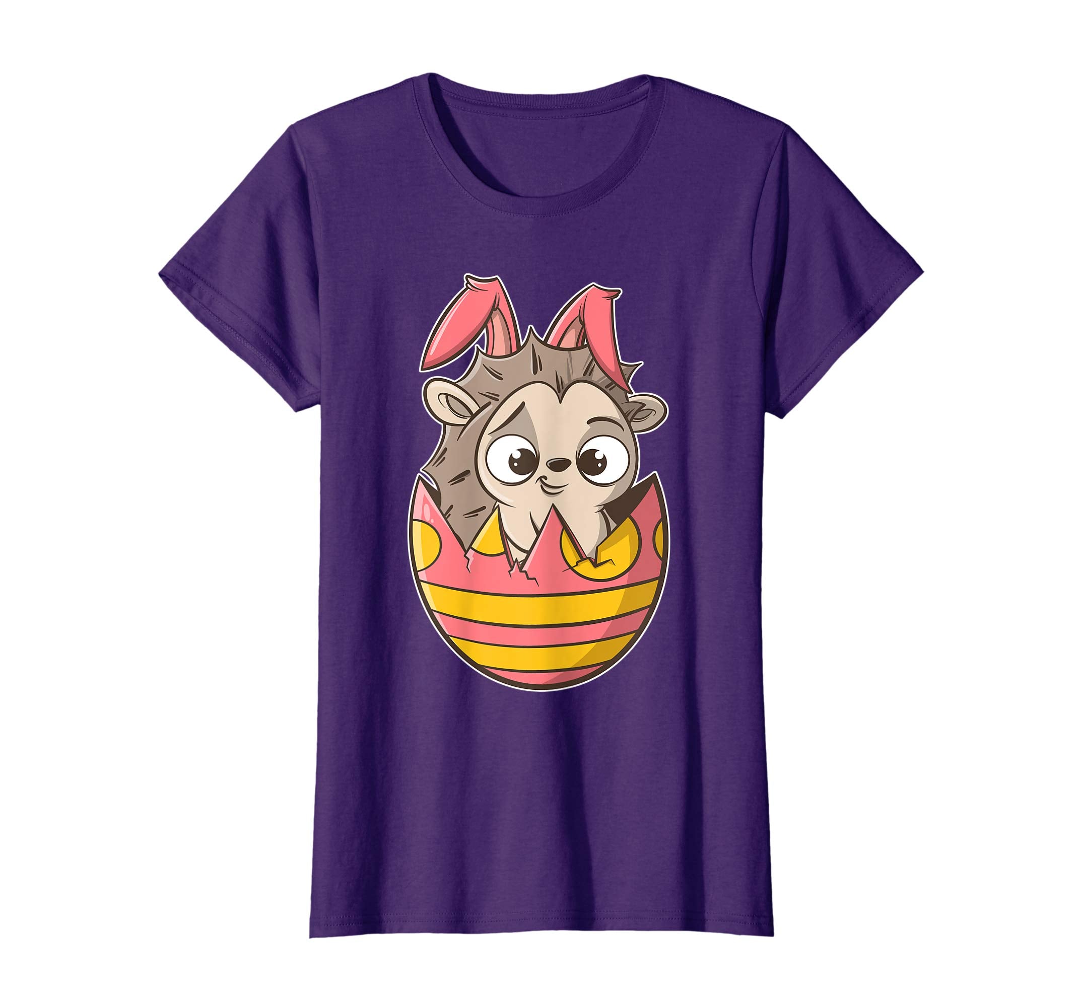 Hedgehog Bunny Easter T Shirt for Boys, Girls, &amp; Adults