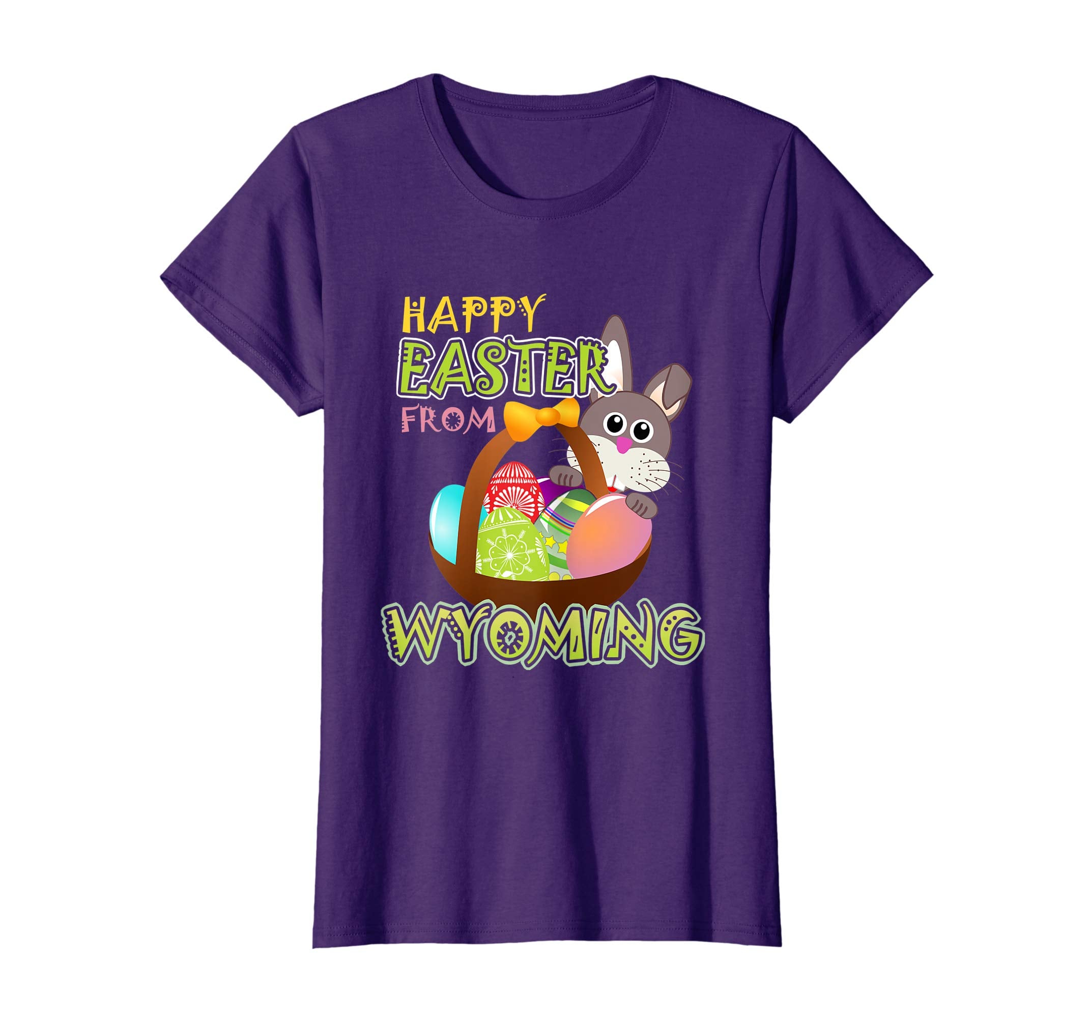 Happy Easter from Wyoming Funny States T-Shirt