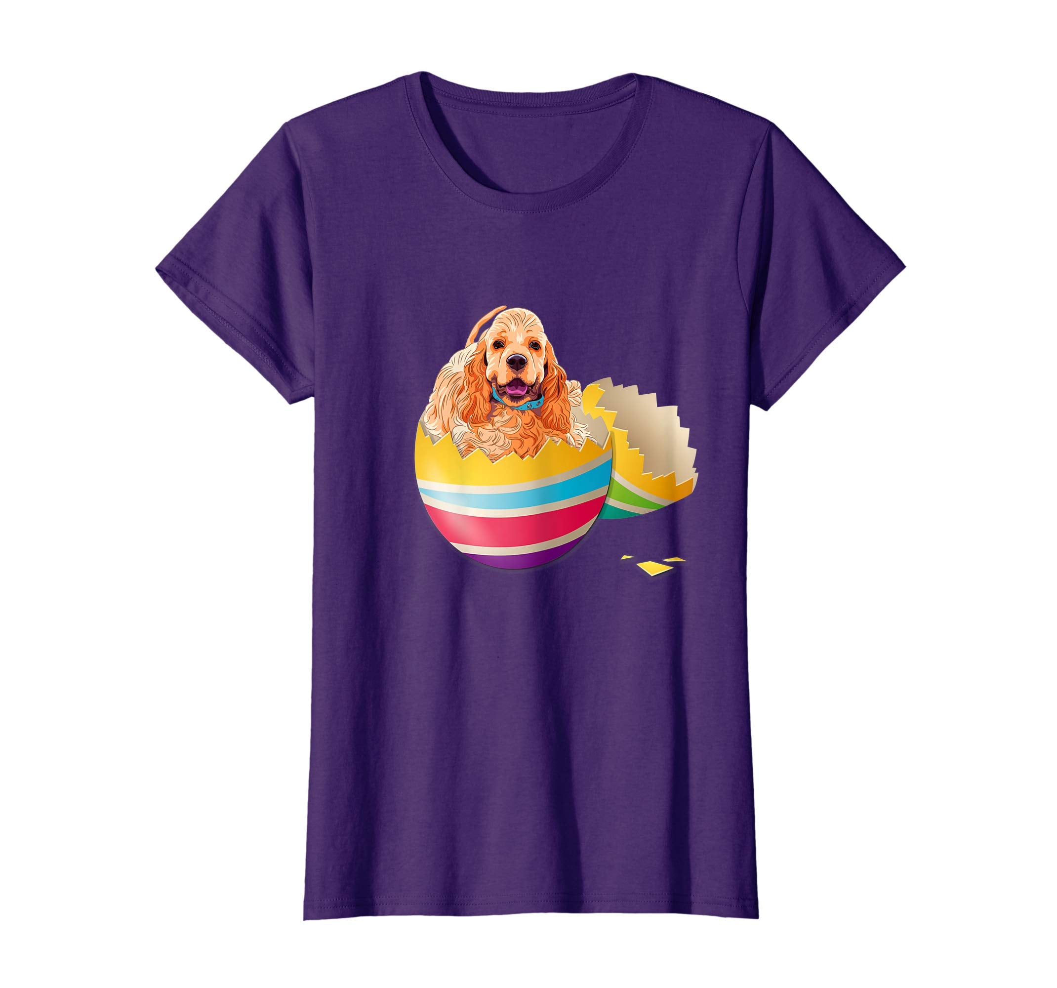 Cocker Spaniel Hatching From Easter Egg Easter Day Shirt