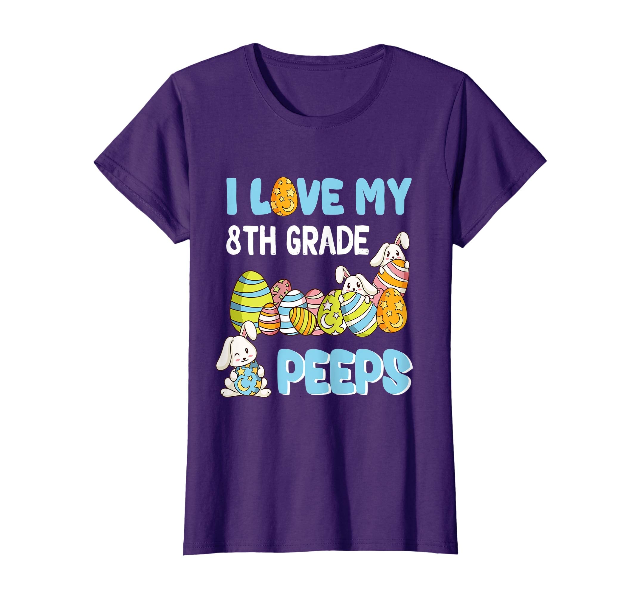 I Love My 8th Grade Peeps T-Shirt Easter Day Gift