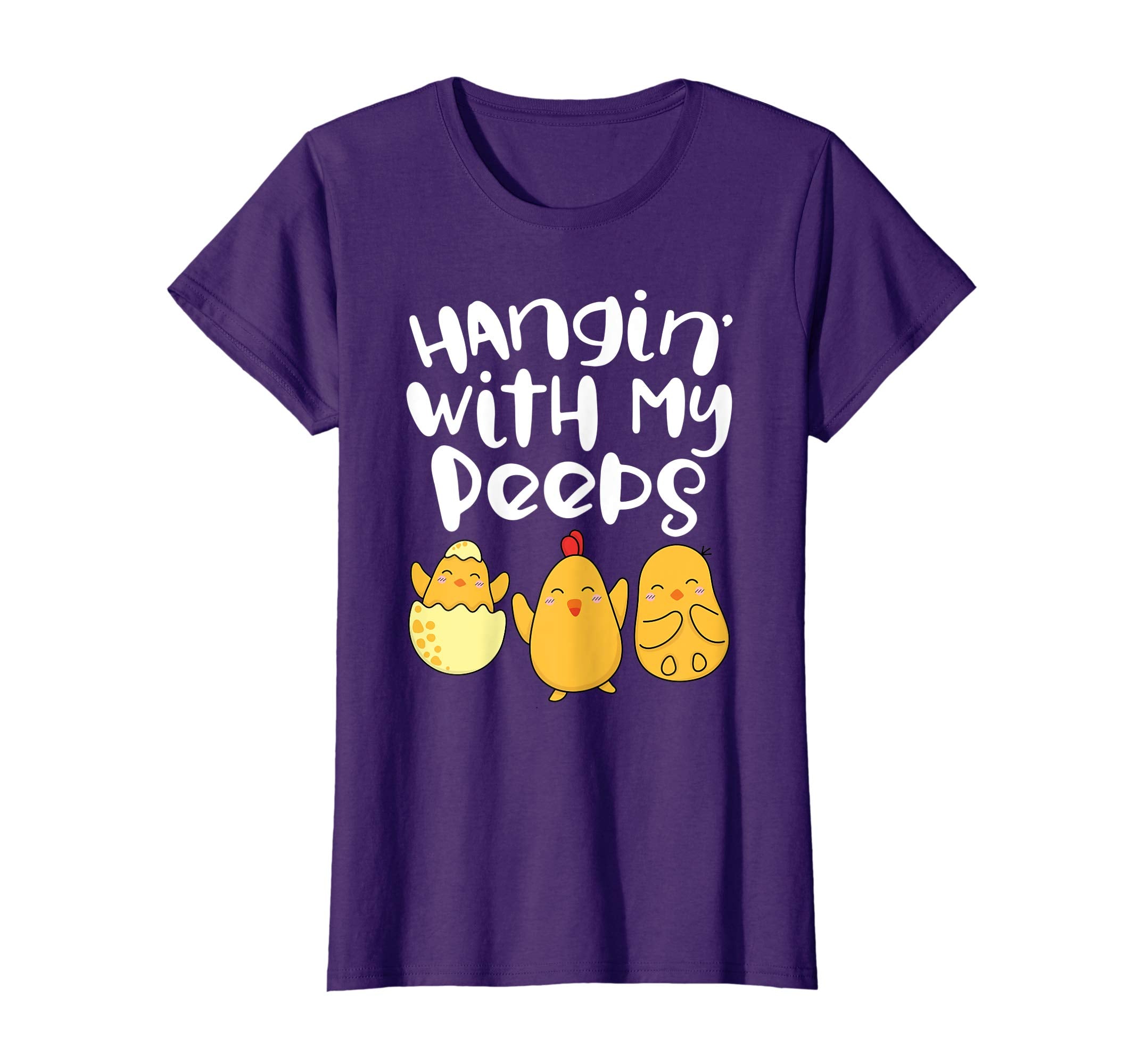Hanging With My Peeps Happy Easter Kids Boys Girls T Shirt
