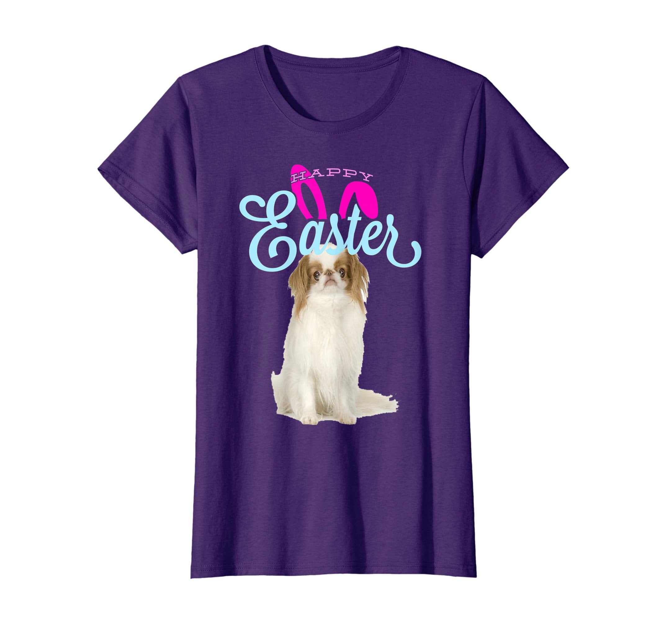 Easter Bunny Japanese Chin Tshirt Dog Men Women Gift Easter