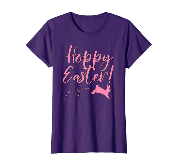 Hoppy Easter T-shirt with Hopping Bunny Rabbit