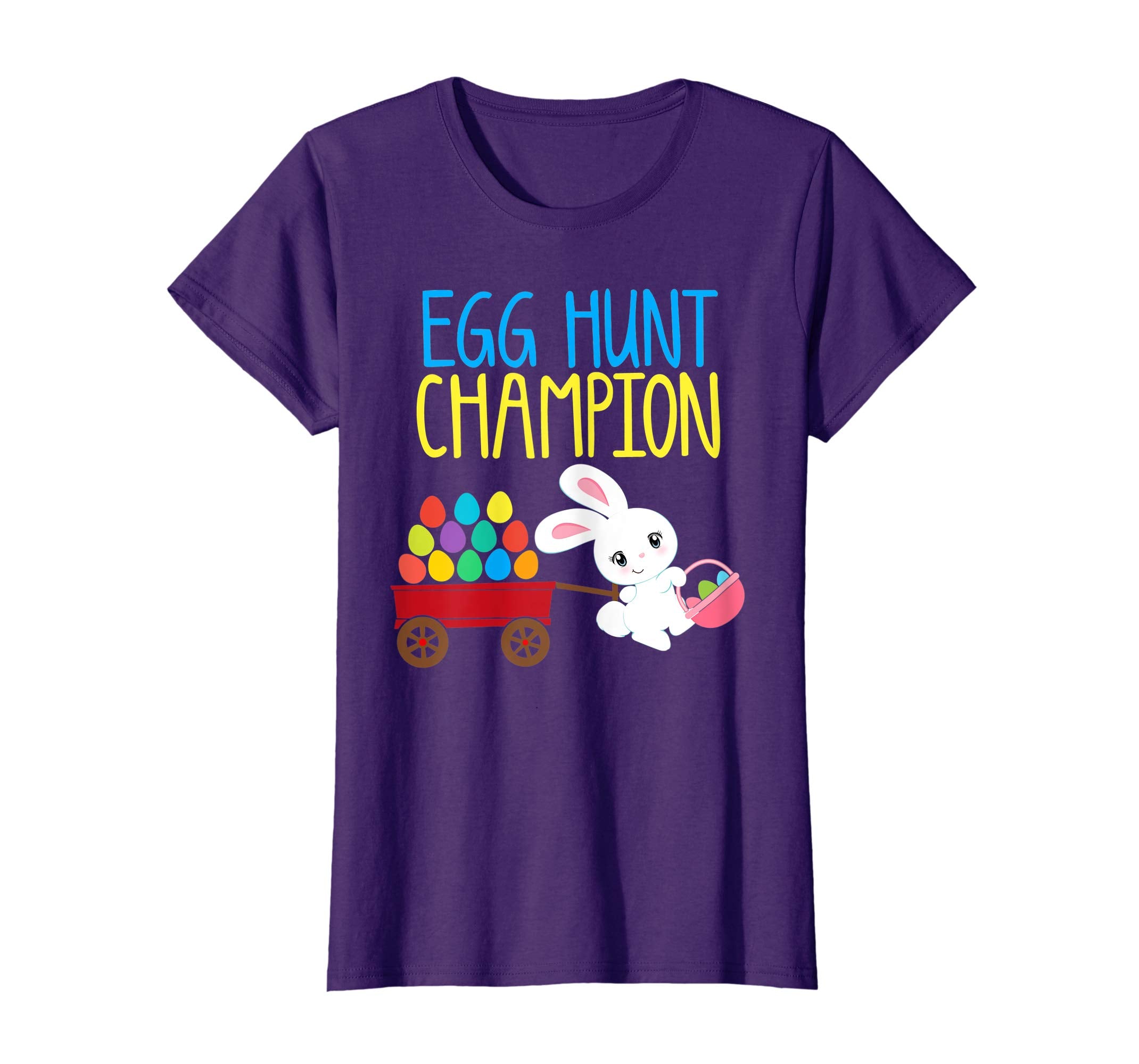 Easter EGG HUNT CHAMPION Bunny T-Shirt Girls Kids Toddlers