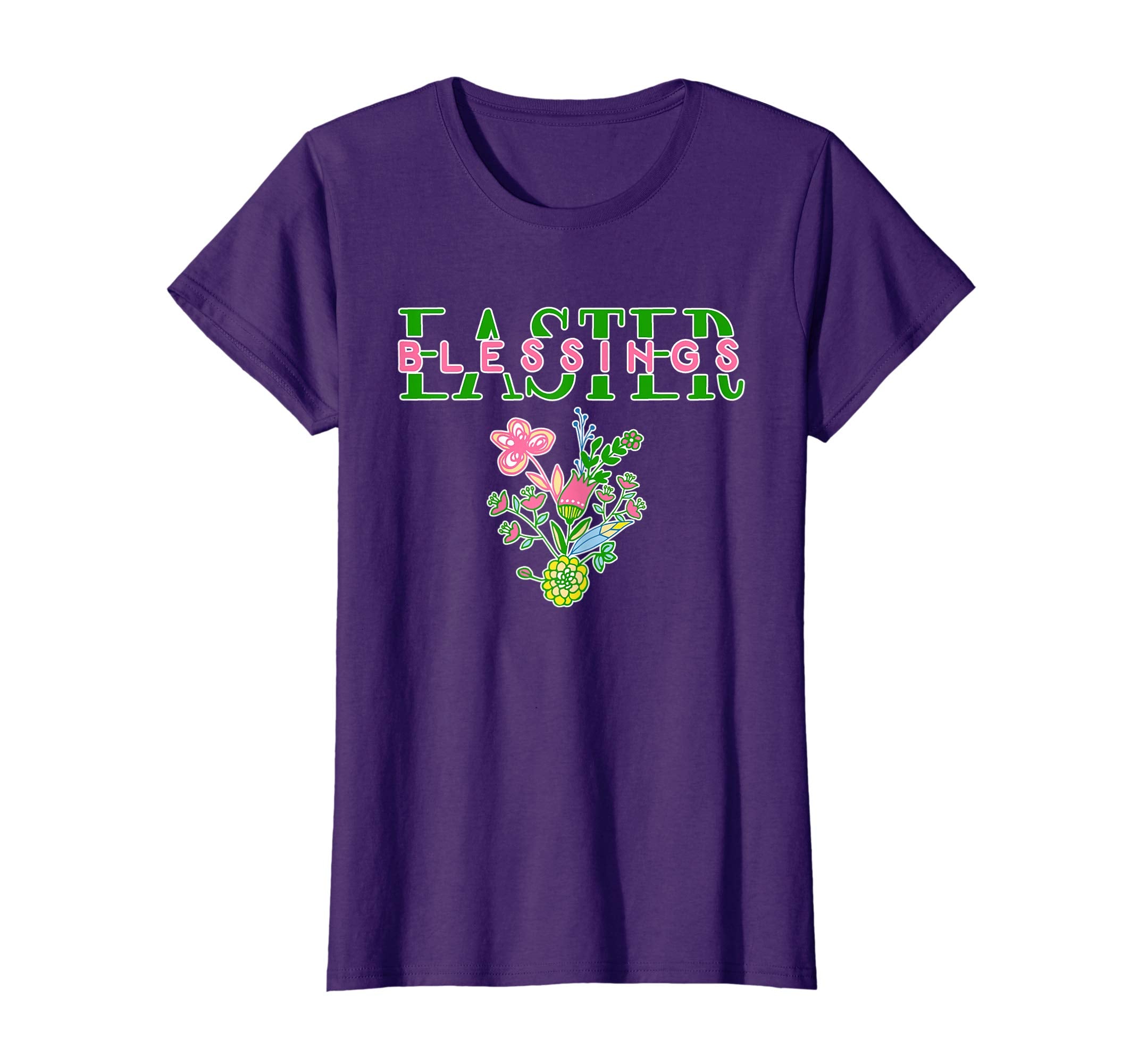 EASTER BLESSINGS T-shirt with Floral Detail