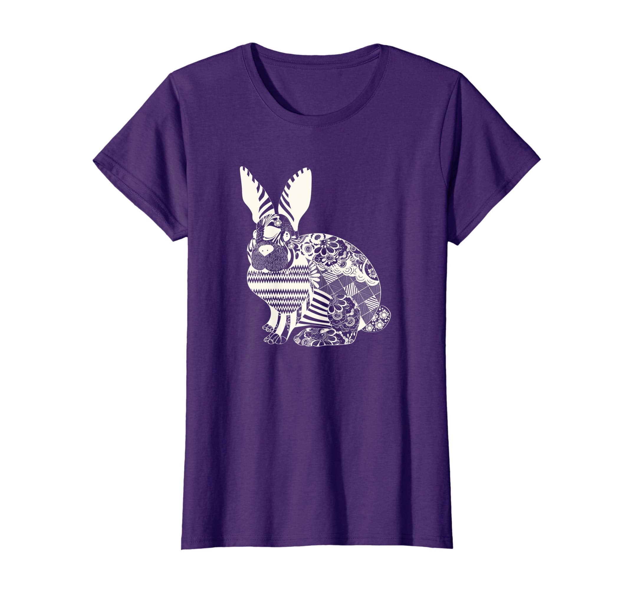 Artistic Ethno EASTER BUNNY Silhouette 1 - Fun T-Shirt