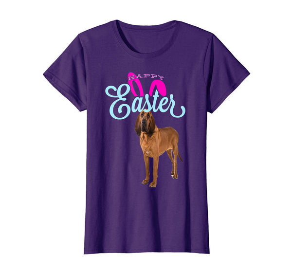Easter Bunny Bloodhound Tshirt Dog Men Women Gift Easter Day
