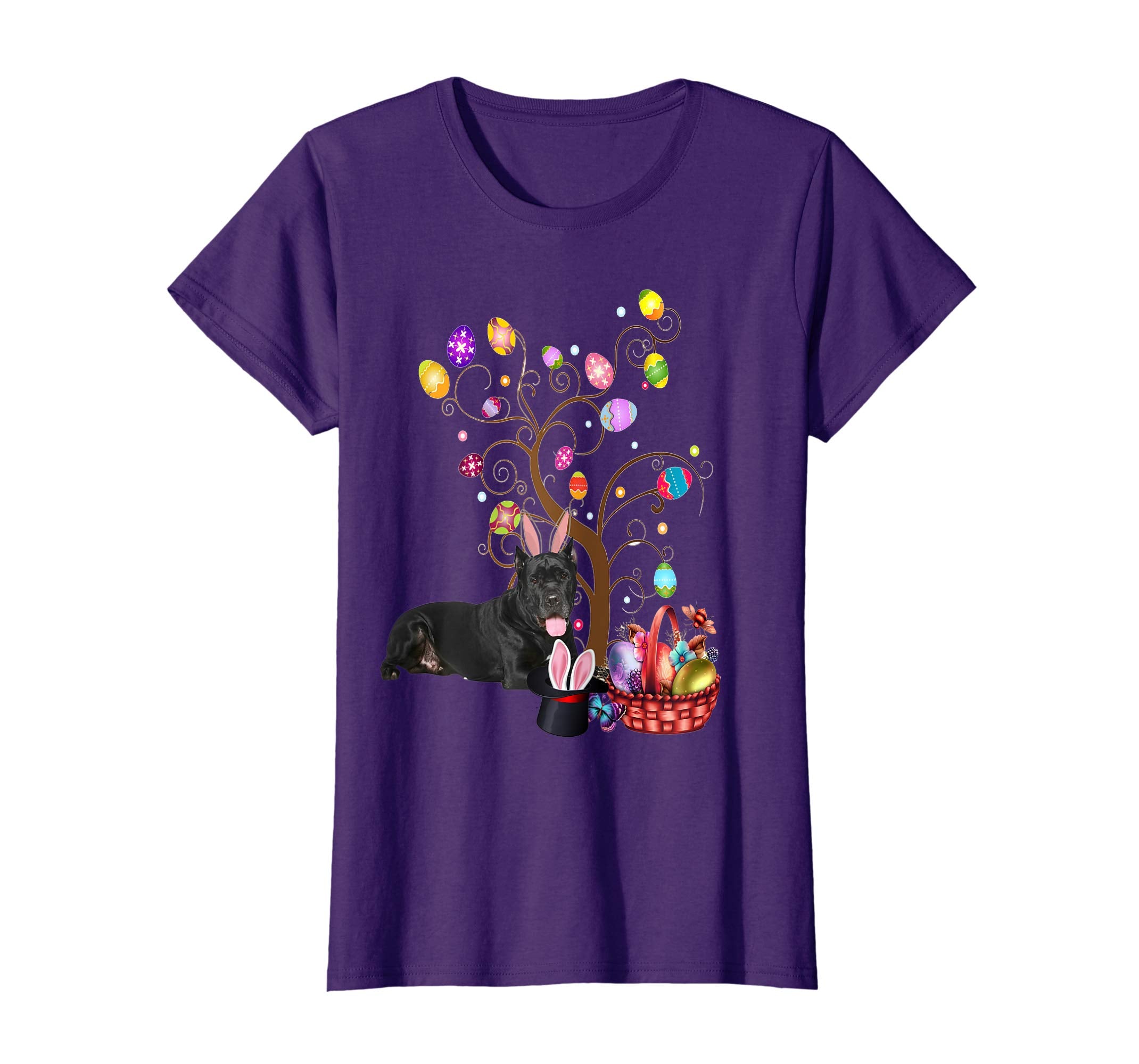 Bunny Cane Corso Easter Day Hunting Egg T-Shirt Dad Mom Gift