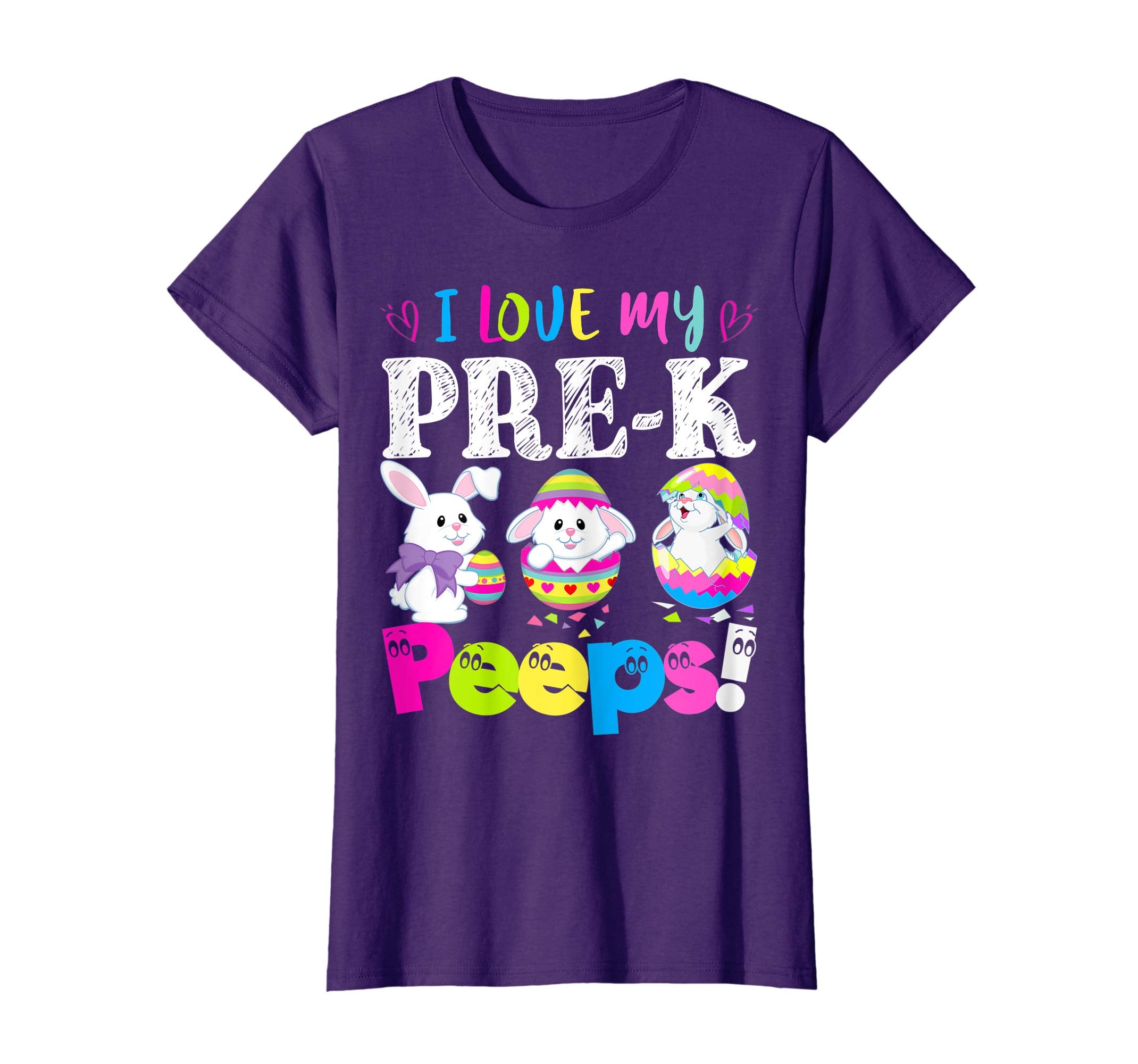I Love My Pre-K Peeps Easter Bunny Gift T-Shirt