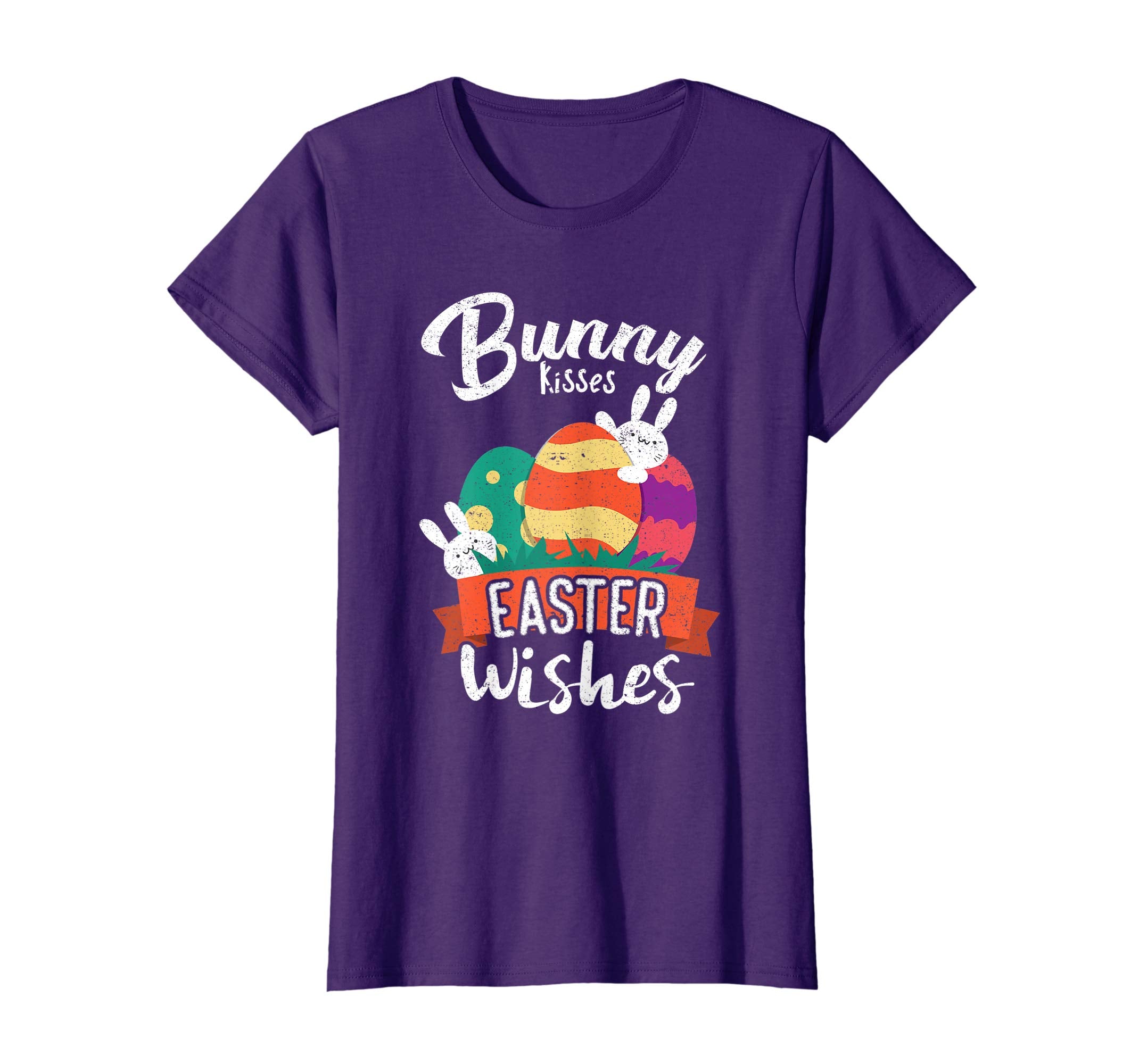 Easter Bunny Shirt For Kids Bunny Kisses Easter Wishes
