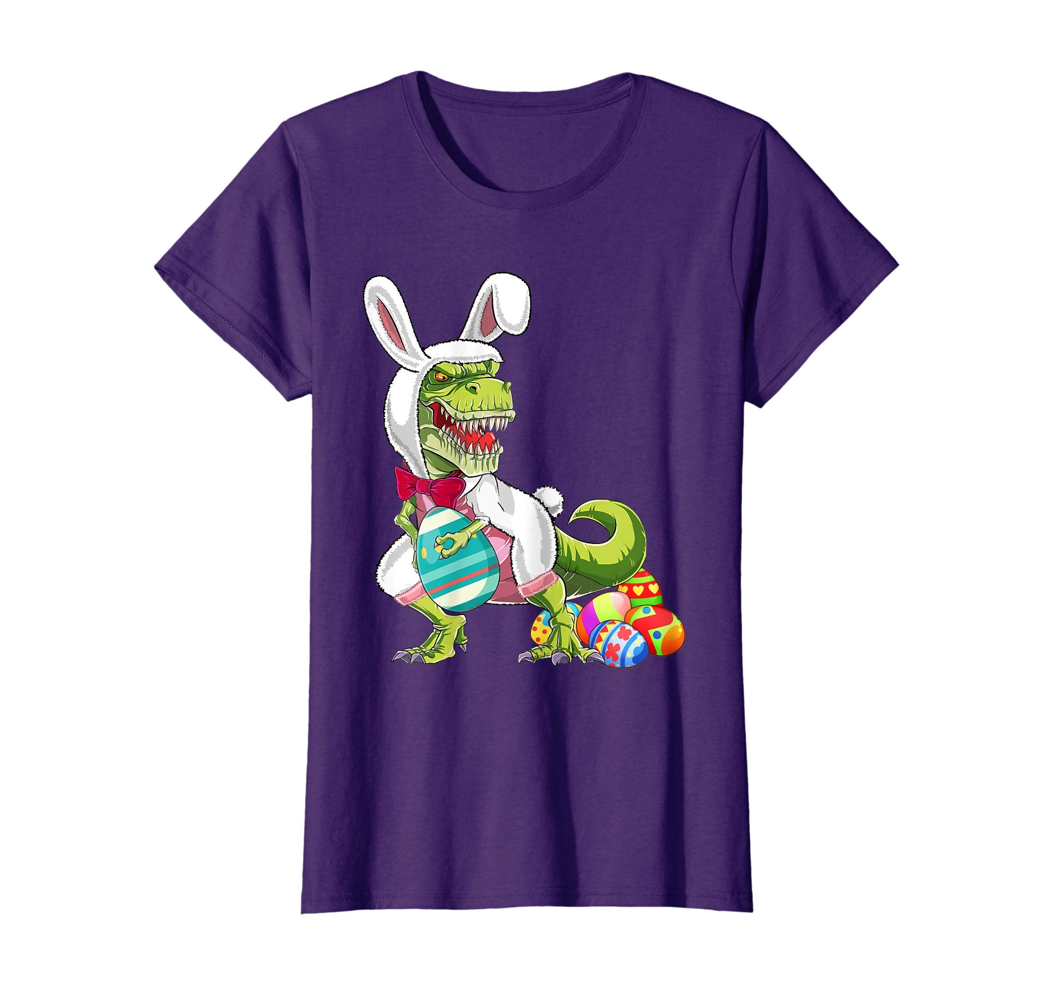 Happy Eastrawr T Rex Dinosaur Easter Bunny Egg Shirt Kids