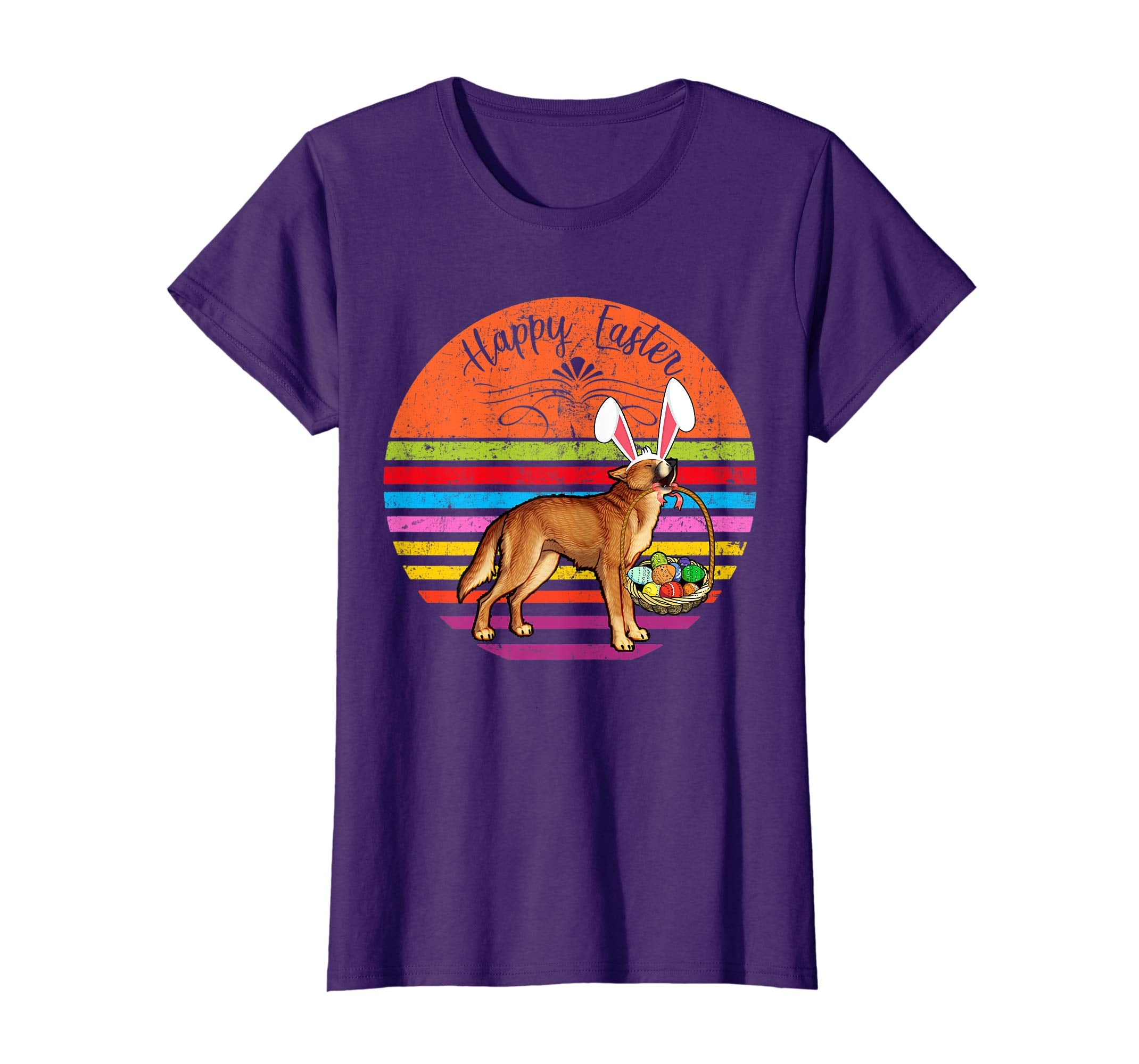 Vintage New Guinea Singing Dog Easter Eggs Basket T Shirt