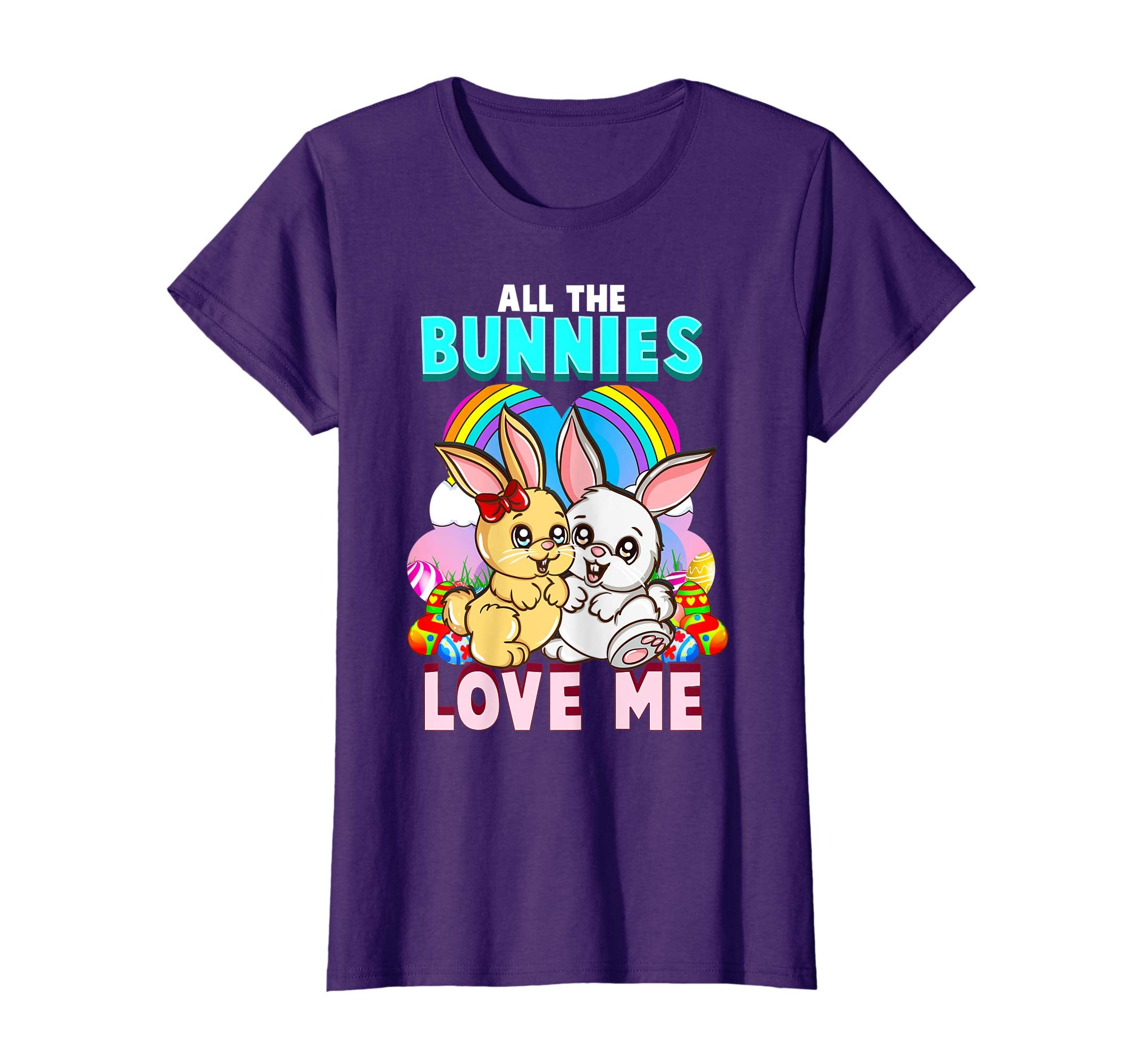 All The Bunnies Love Me Funny Easter Gift T Shirt