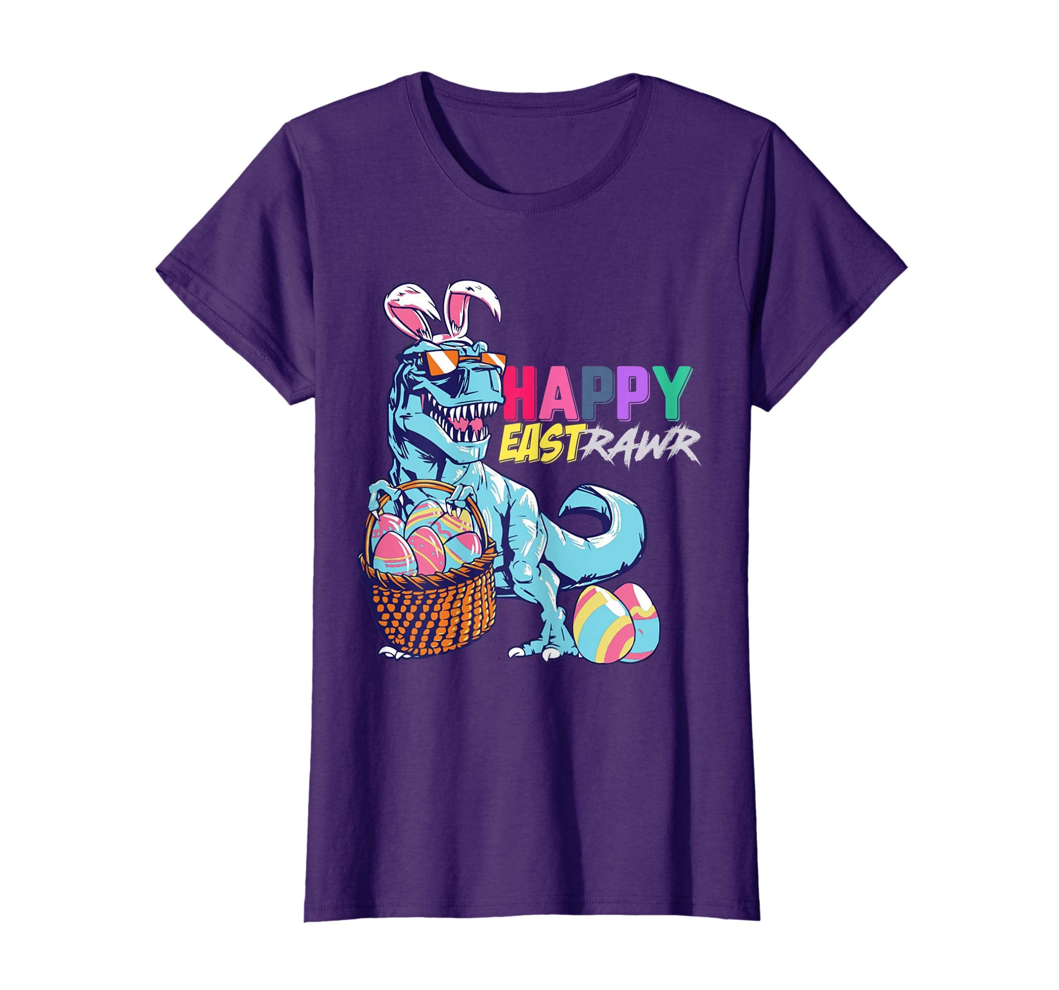 Happy Eastrawr Funny T-Rex Dinosaur Easter Bunny Shirt