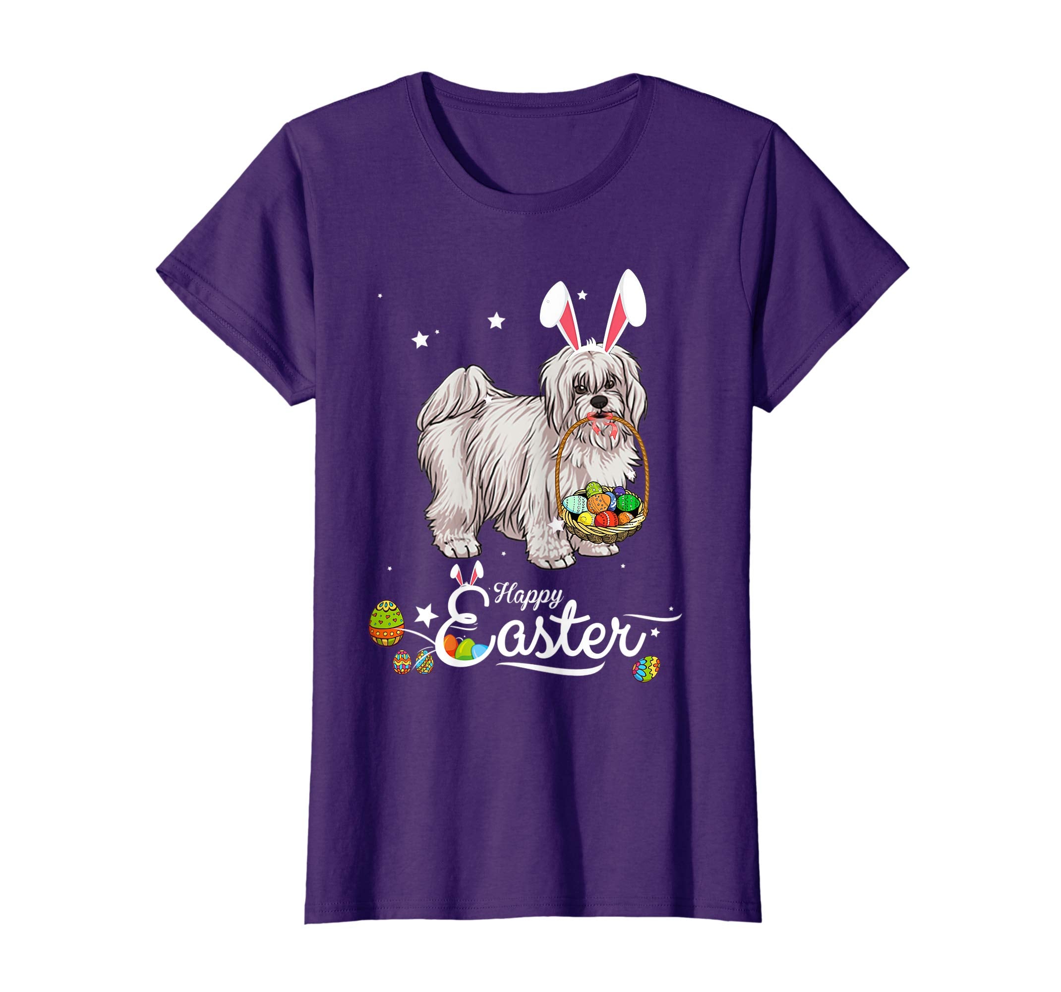 Coton De Tulear Dog With Bunny Hat Easter Costume T Shirt