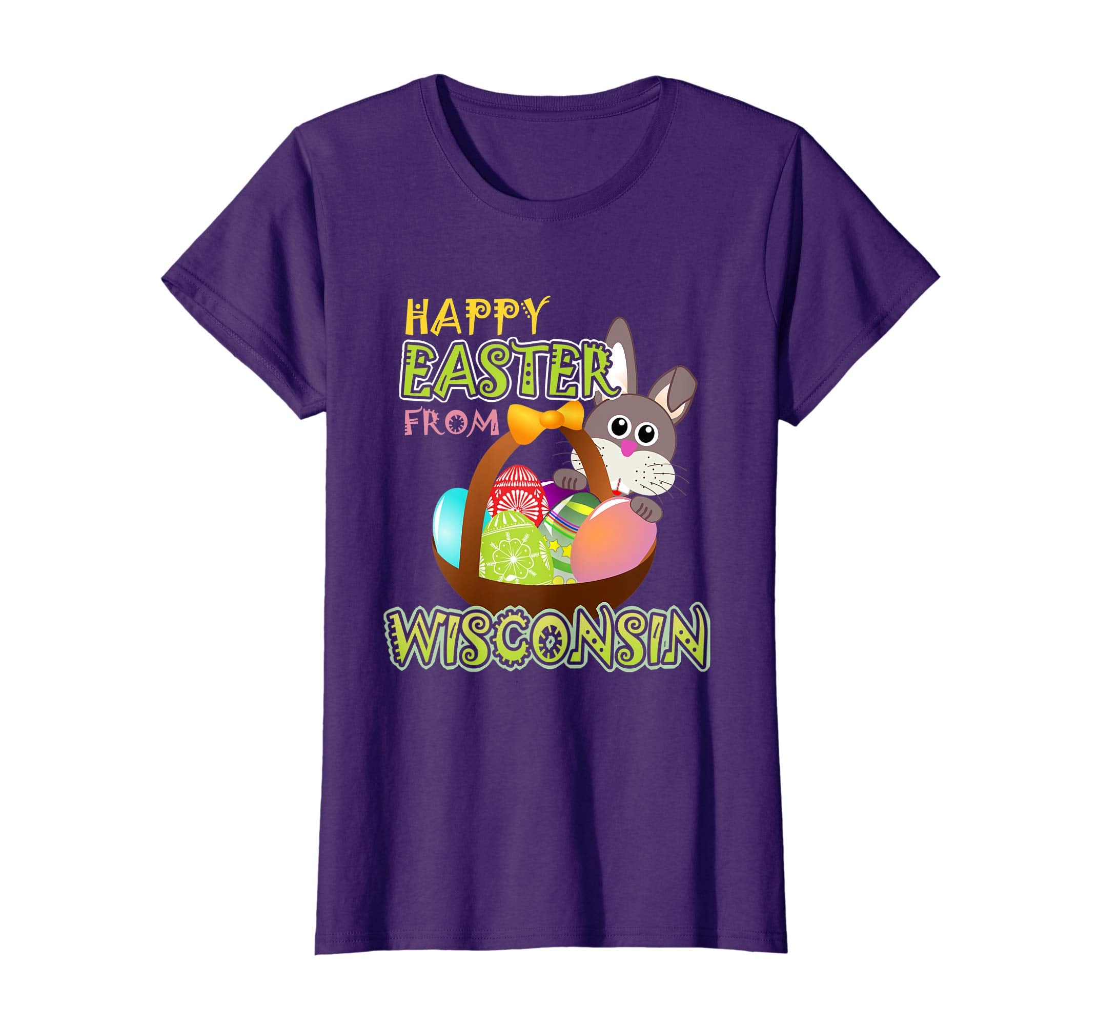 Happy Easter from Wisconsin Funny States T-Shirt