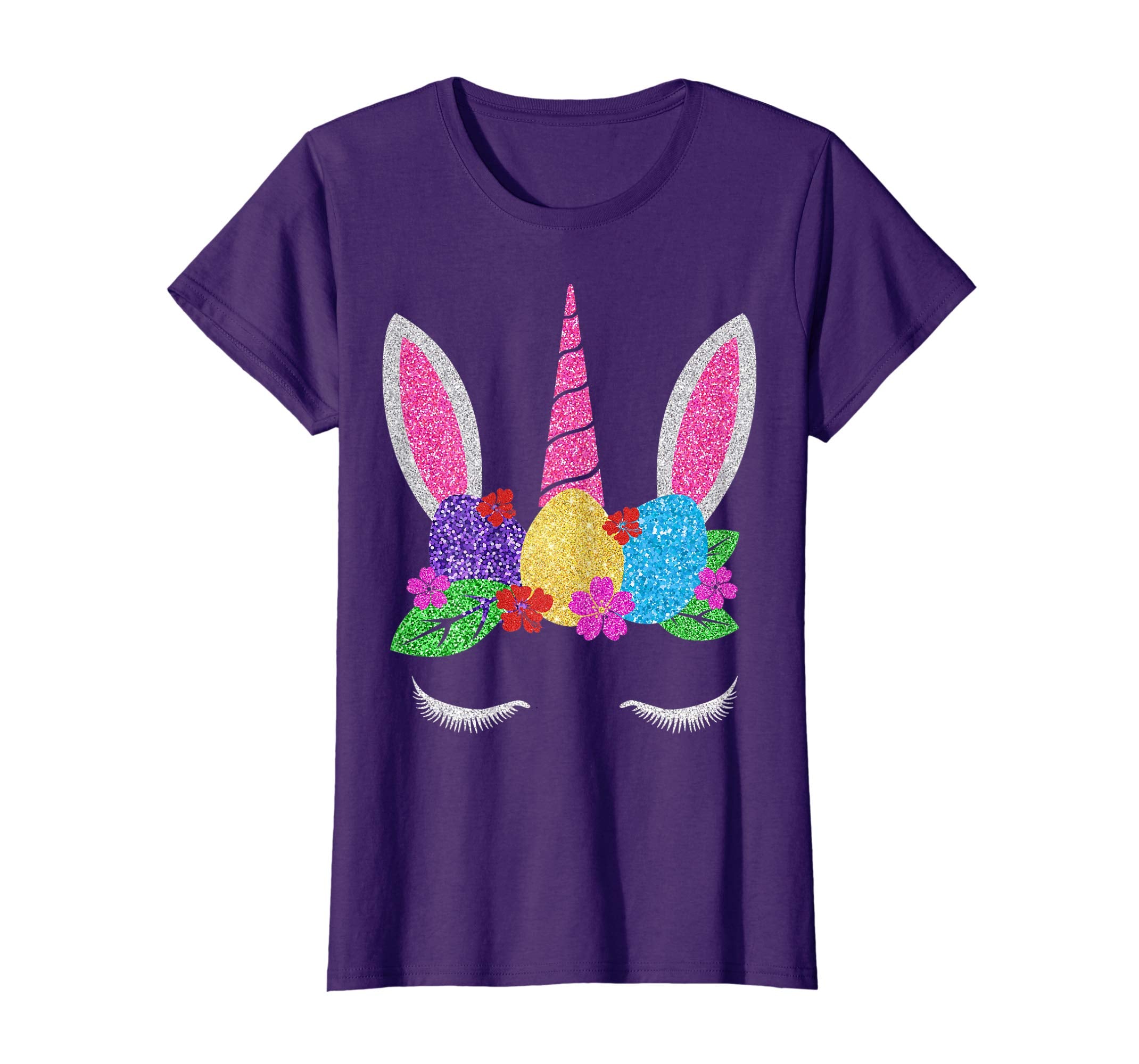 Unicorn Bunny Easter Shirt for Girls &amp; Women