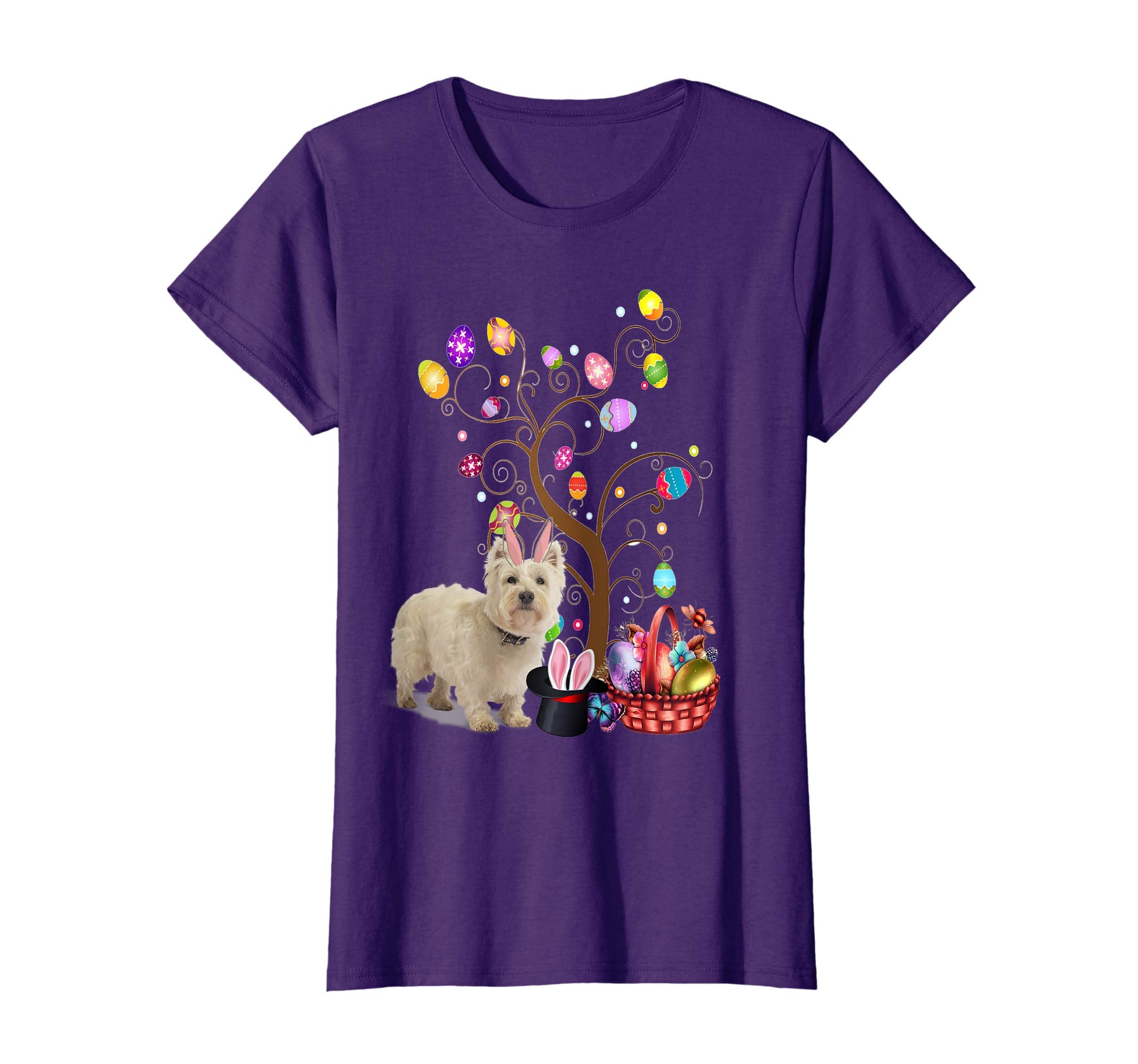 Bunny Cairn Terrier Easter Day Hunting Egg T-Shirt Mom Gift