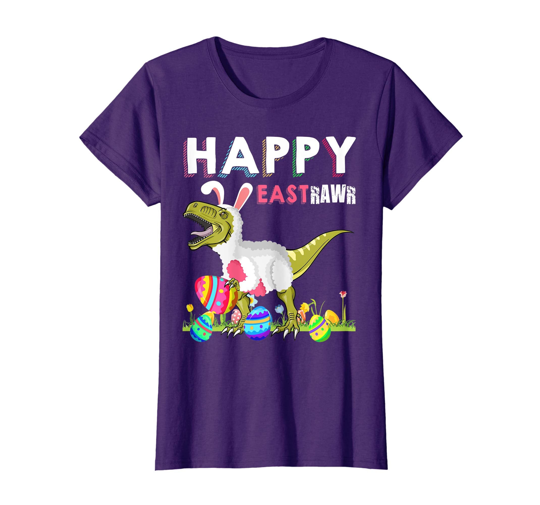 Rawr T-Rex Dinosaur Easter Shirt Gift For Son Kids Toodler