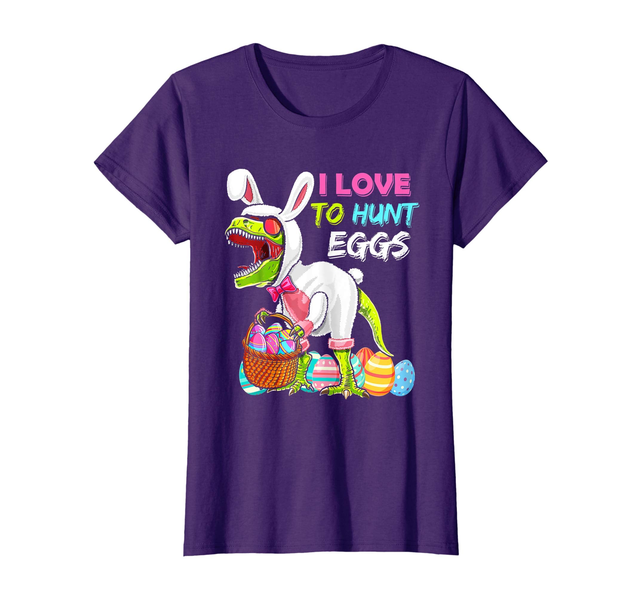 Easter Shirt Dinosaur T Rex Kids Boys Girls EGG Hunts Gift