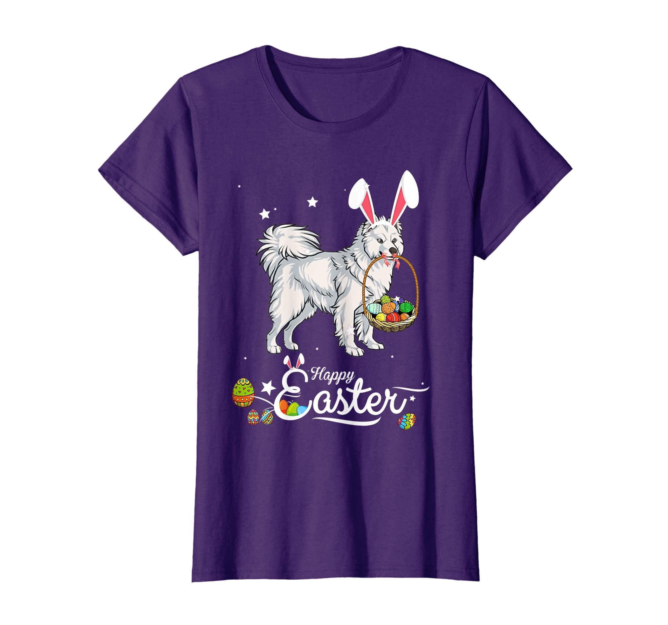 Samoyed Dog With Bunny Hat Easter Costume T Shirt