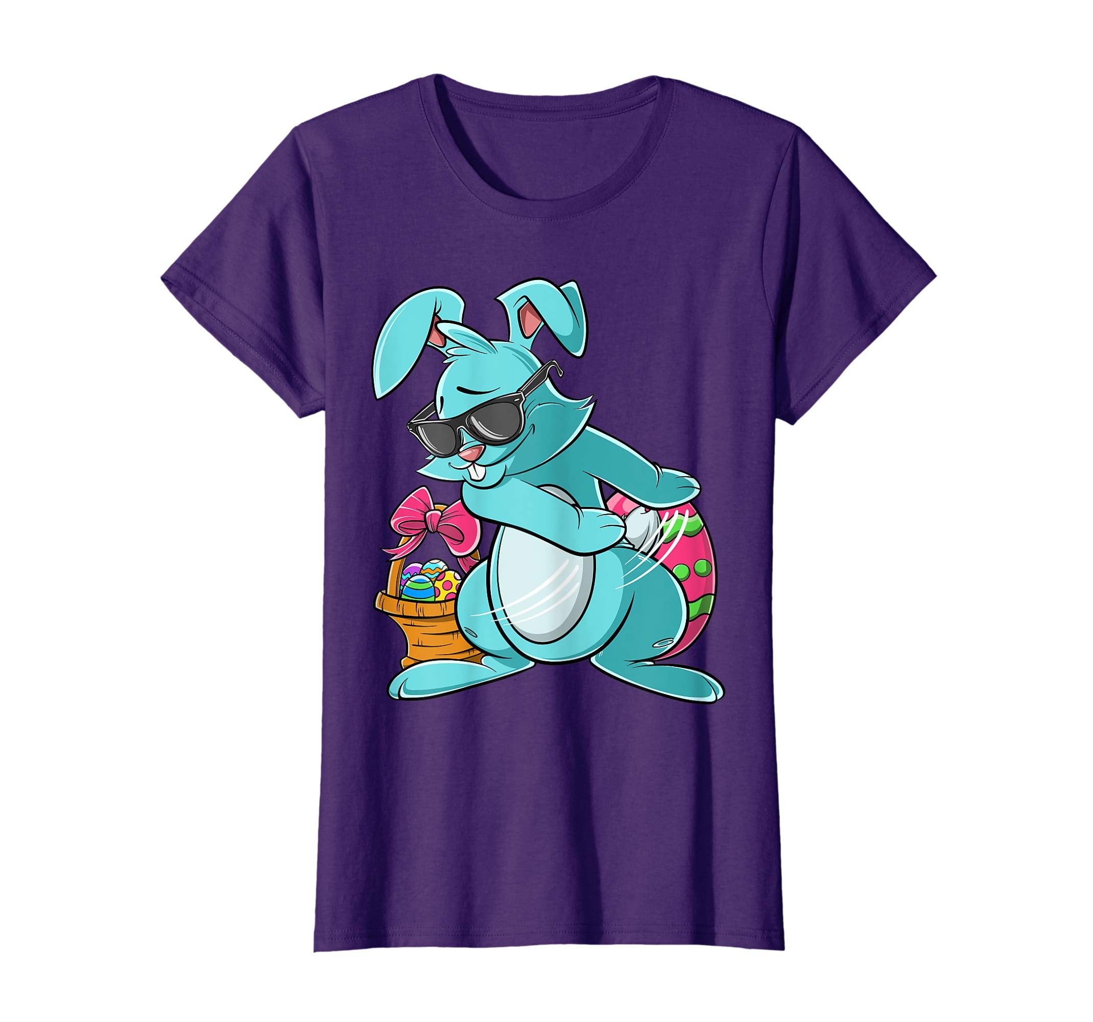 Flossing Bunny Easter T Shirt Gift for Boys Girls Adults