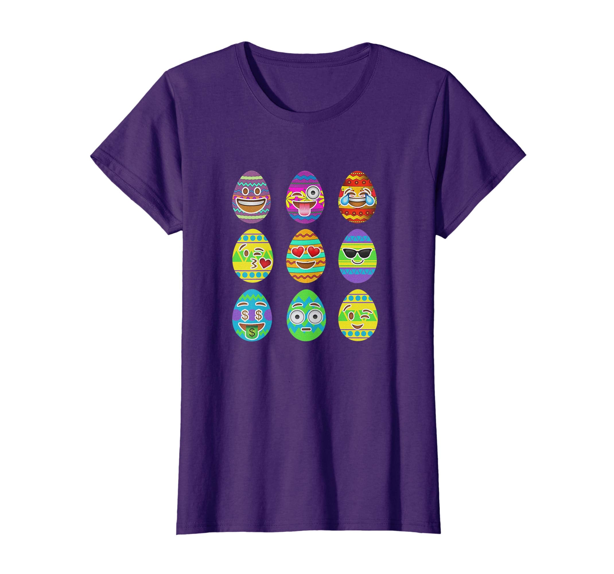 Emoji Easter Eggs Colorful Emoticon Pascha Holiday T-Shirt