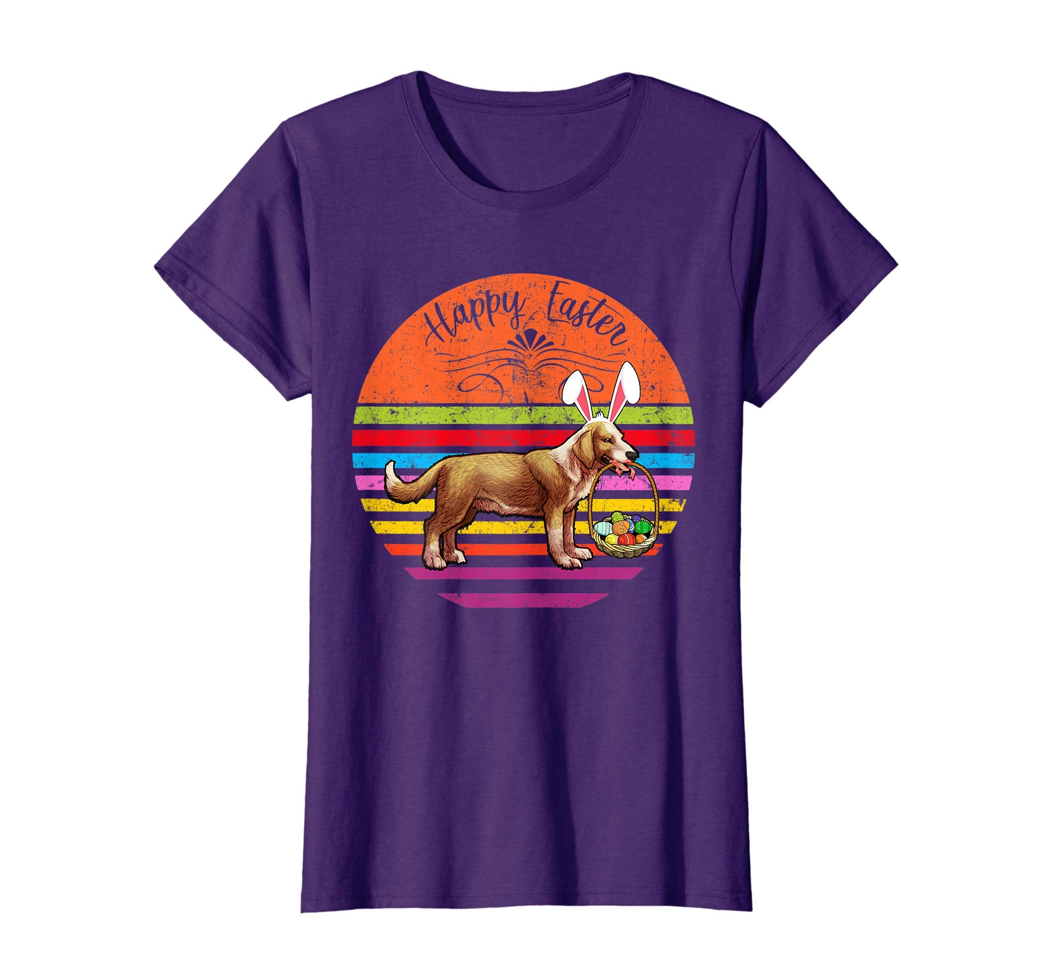 Vintage Drever Dog Easter Eggs Basket T Shirt