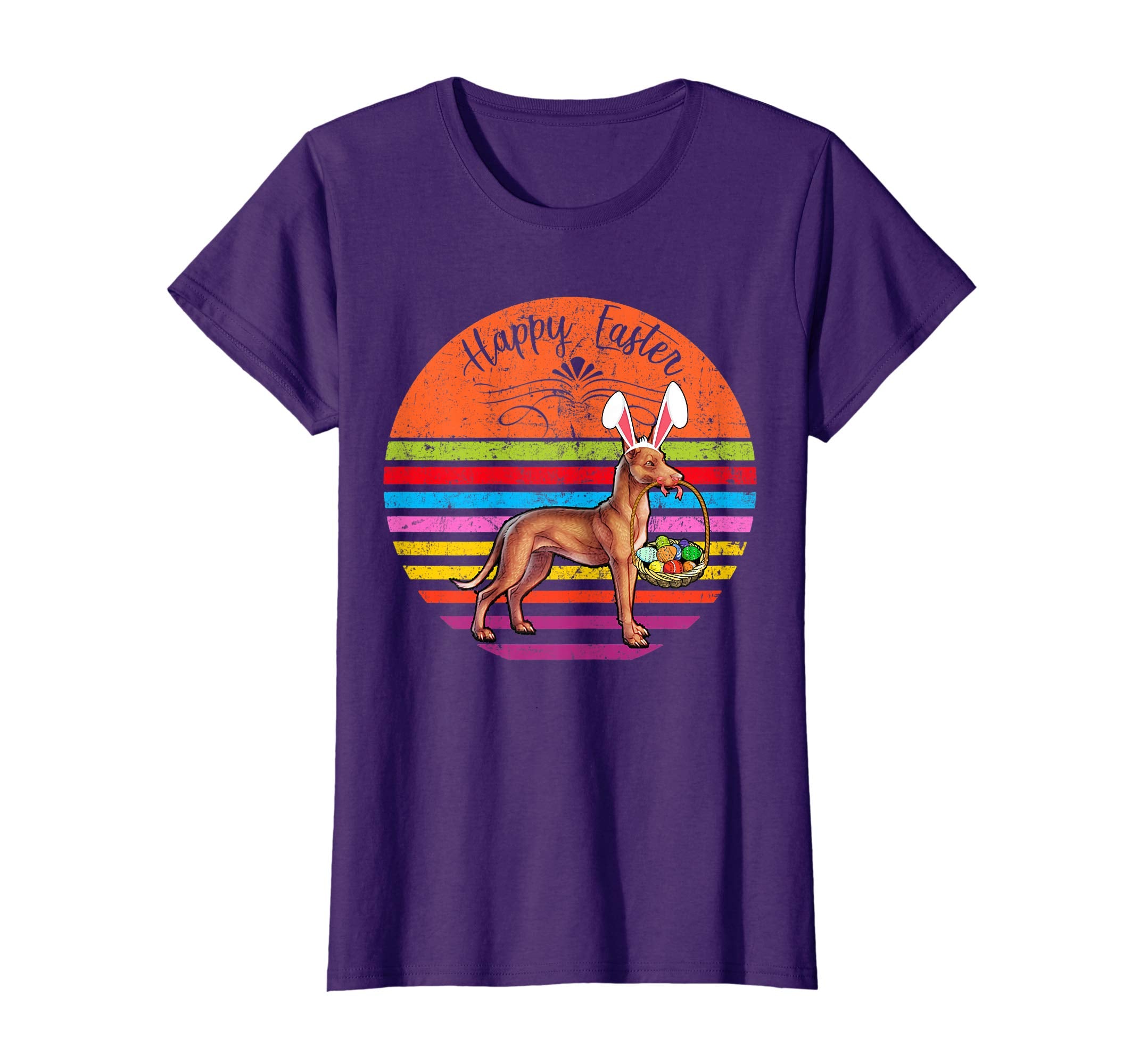 Vintage Pharaoh Hound Dog Easter Eggs Basket T Shirt