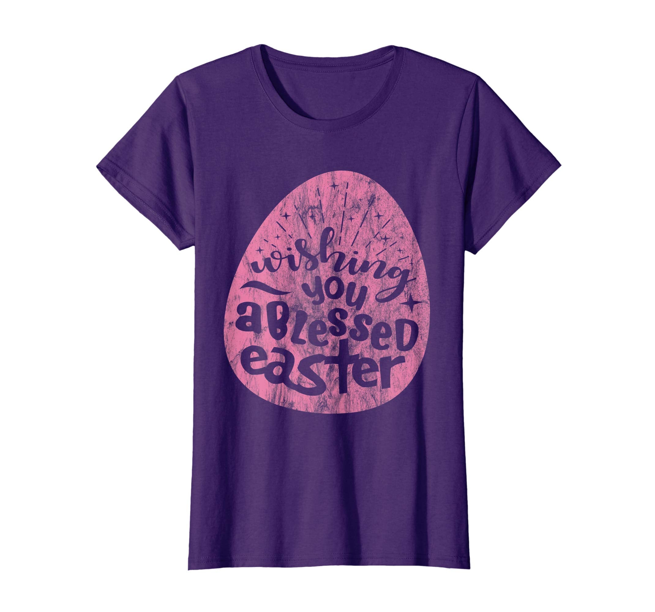 Wishing You A Blessed Easter T-Shirt Gift Women