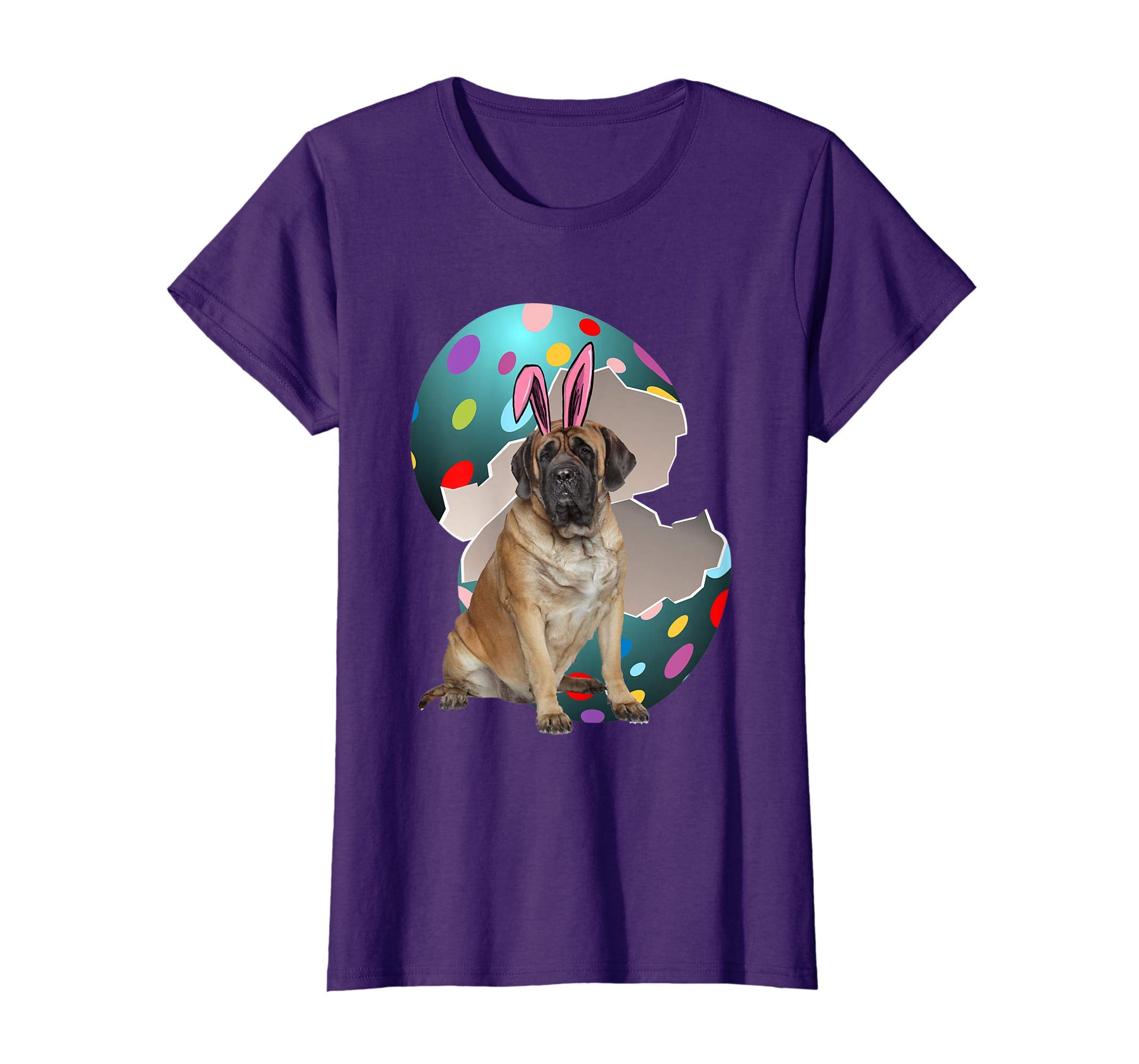 English Mastiff Dad Mom Easter Day Gift T shirt