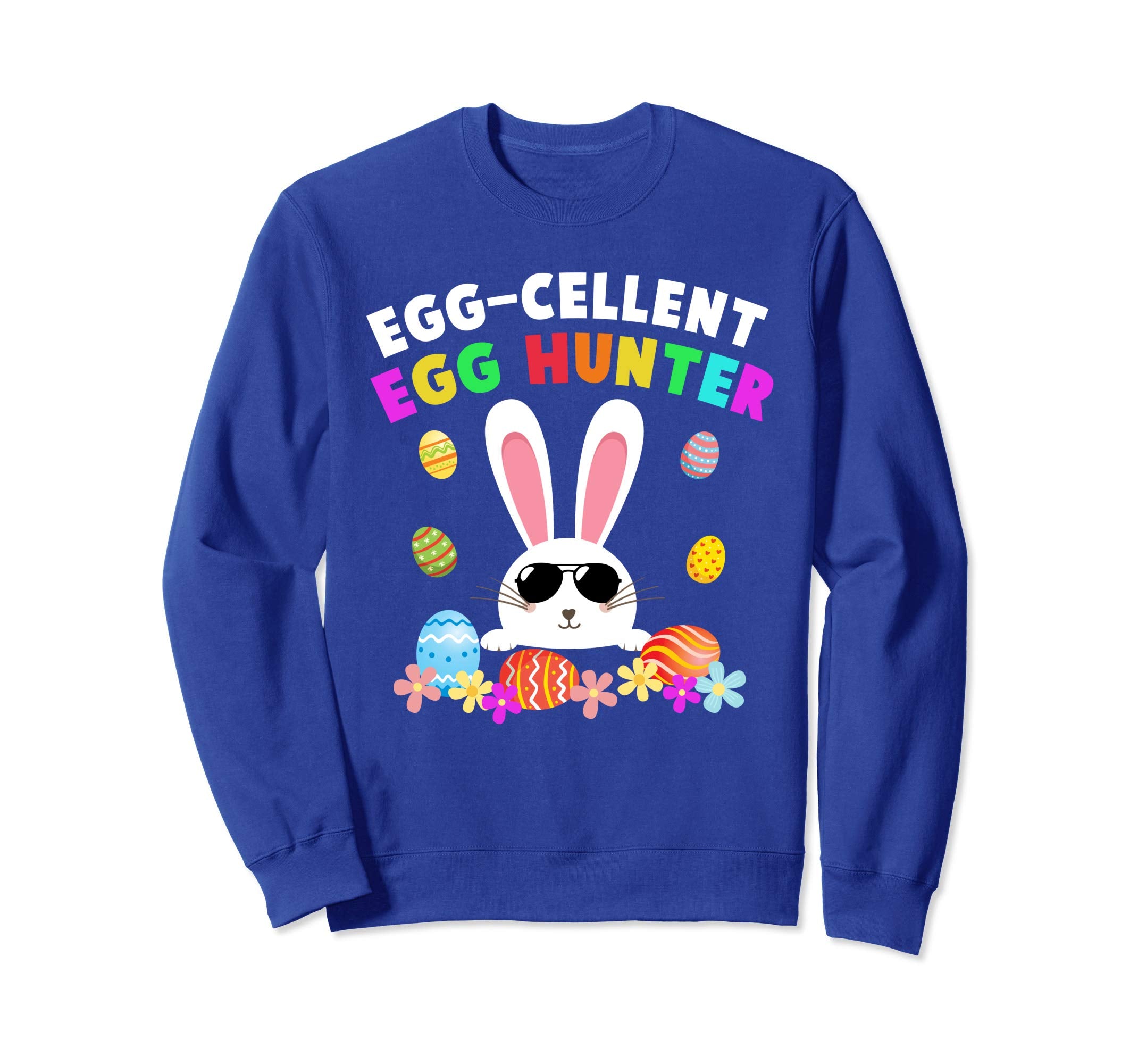 Egg-cellent Egg Hunter Easter T-Shirt Boys Girls Bunny Gift