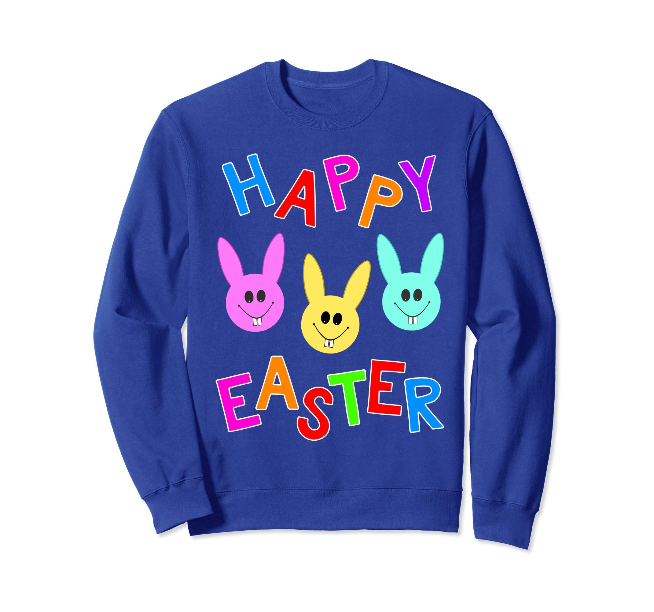 Happy Easter T shirt Cute Bunnies Colorful Bunny Gift